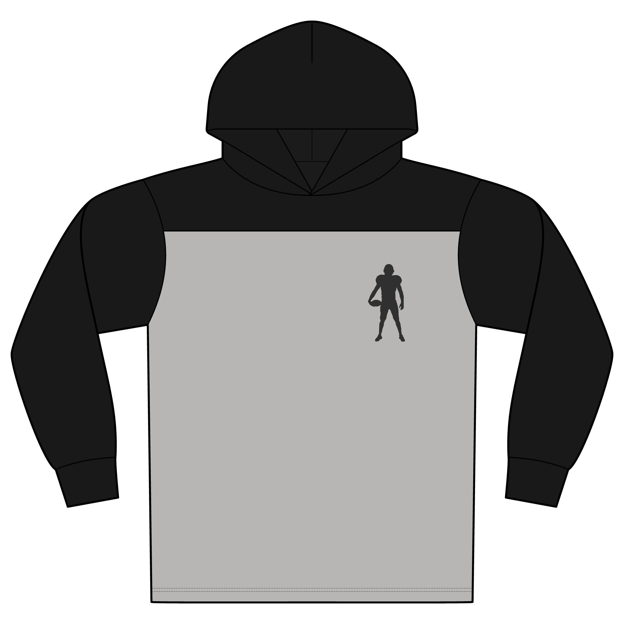 Football Long Sleeve T-shirt Halftime Hoodie