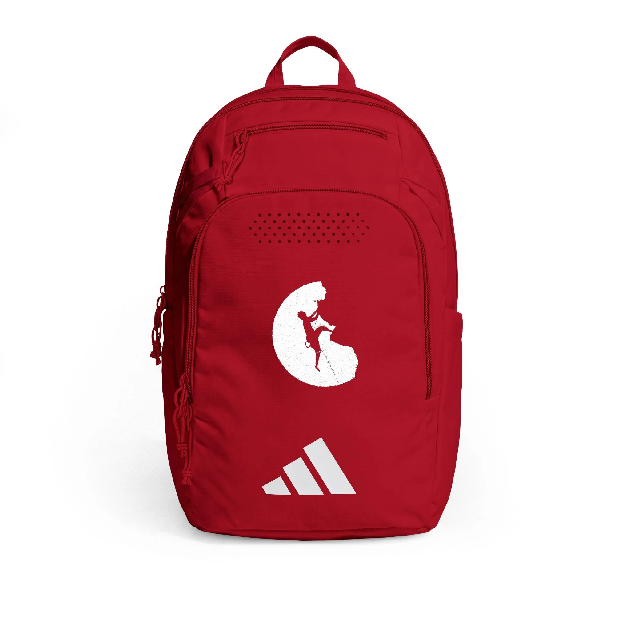 Rock Climber Embroidered Adidas Defender 5 Backpack