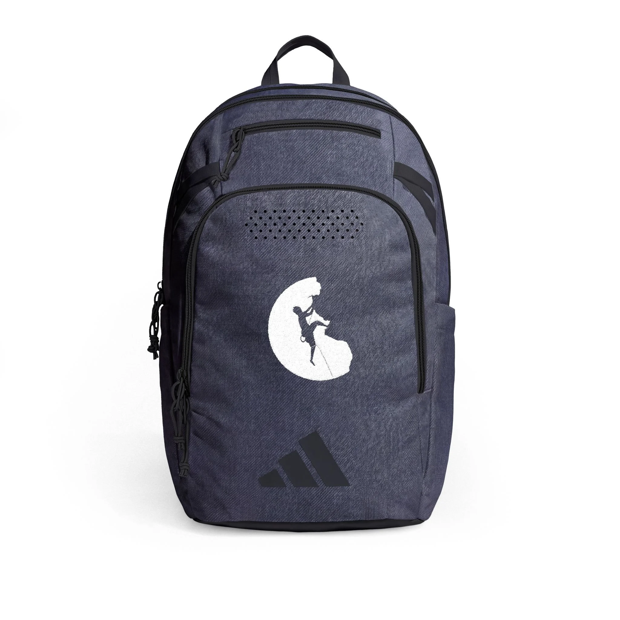 Rock Climber Embroidered Adidas Defender 5 Backpack