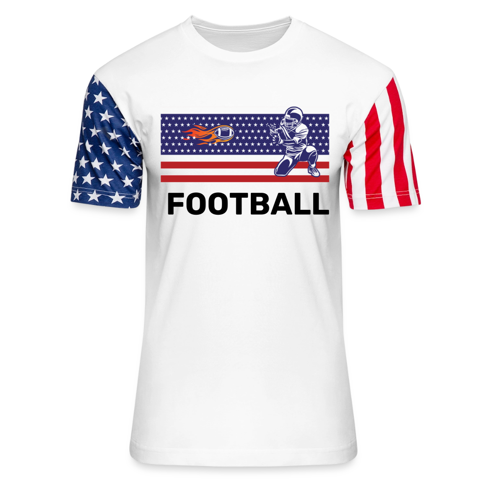 Football Patriotic Unisex Stars & Stripes T-Shirt