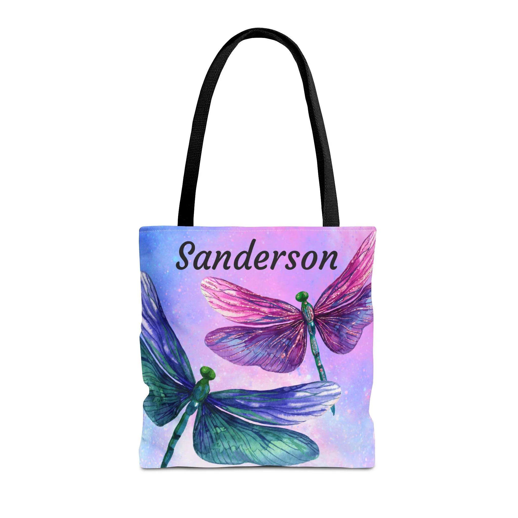 Personalized Dragonfly Tote Bag