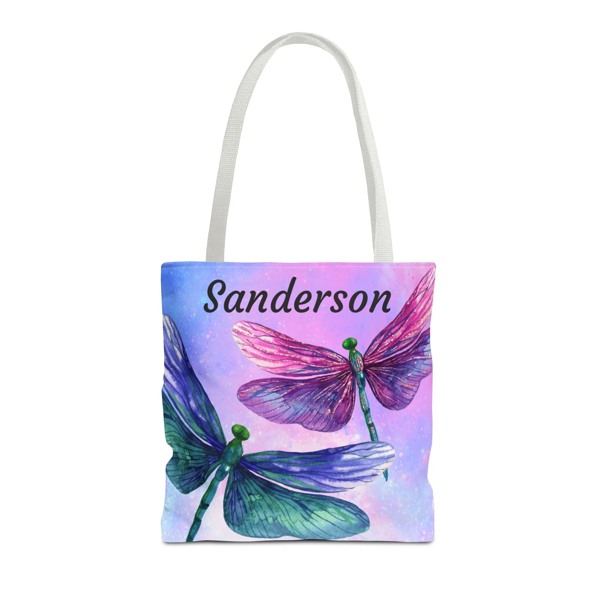 Personalized Dragonfly Tote Bag