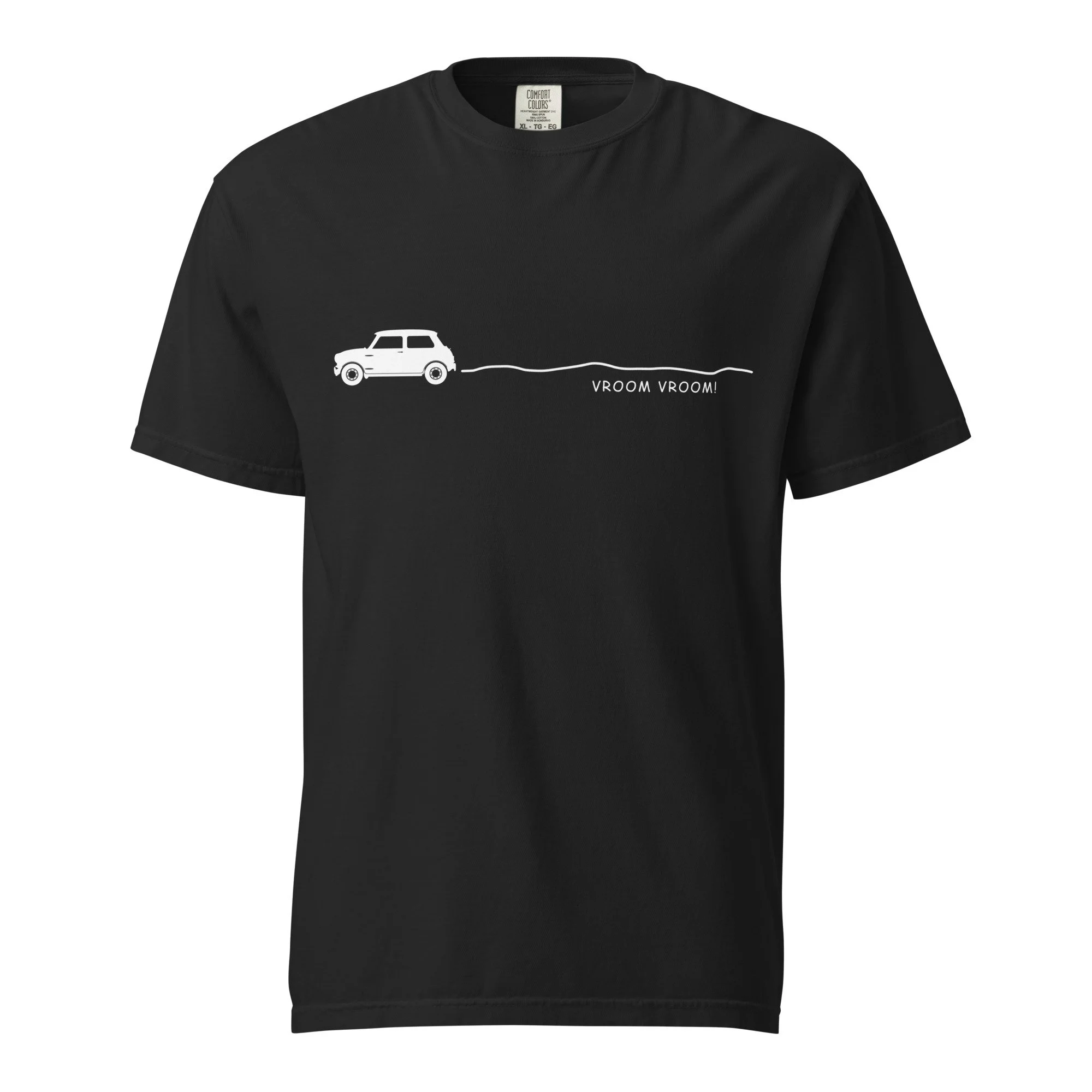 Vroom Car Minimalist Unisex Garment-dyed T-shirt