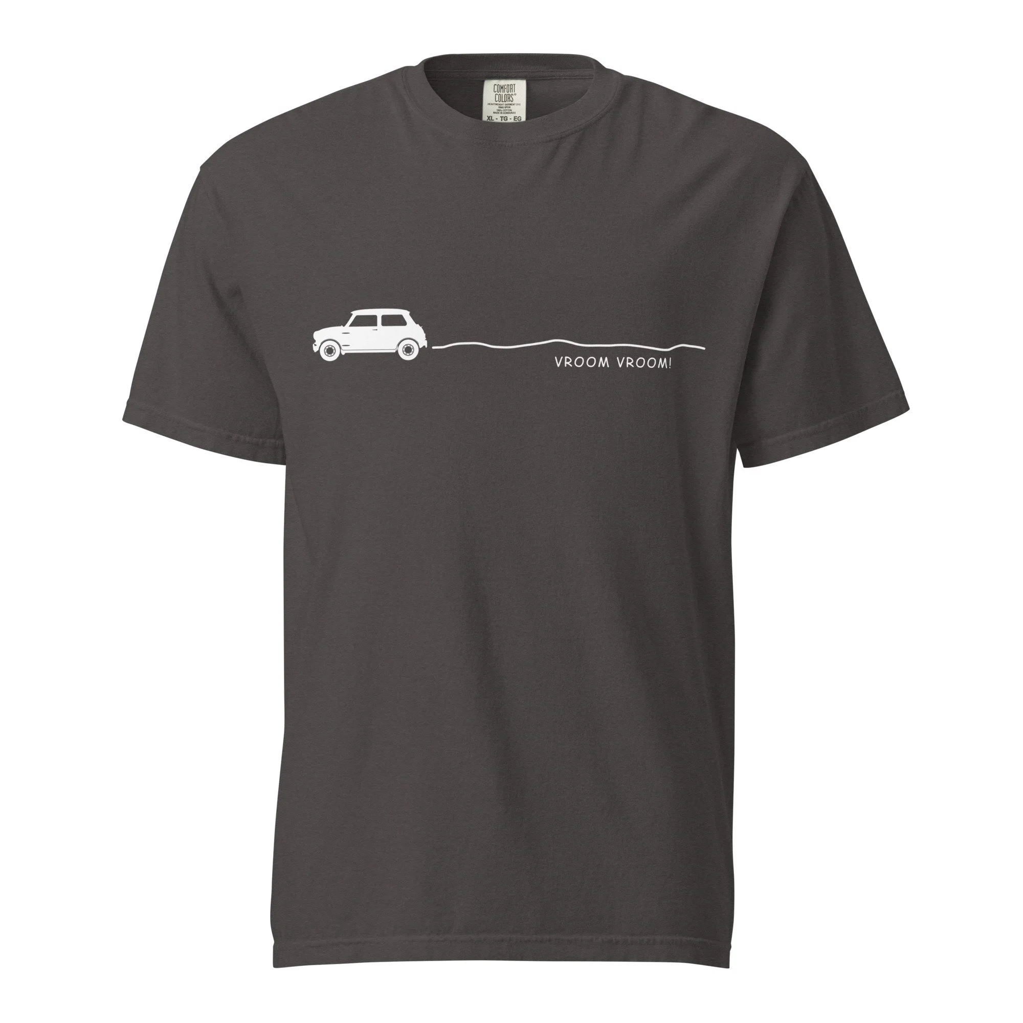 Vroom Car Minimalist Unisex Garment-dyed T-shirt