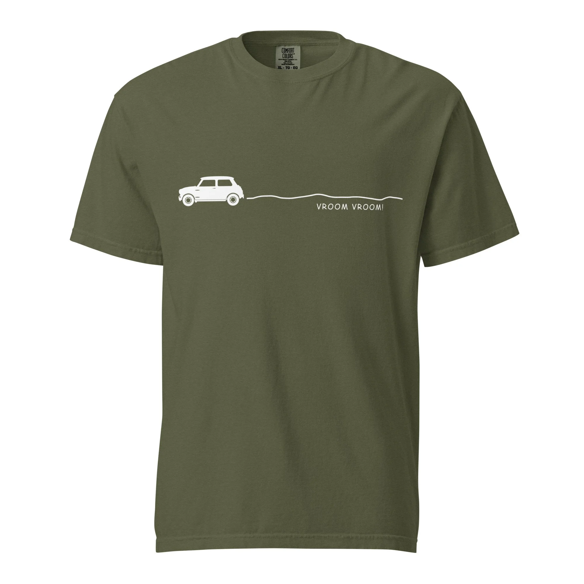 Vroom Car Minimalist Unisex Garment-dyed T-shirt