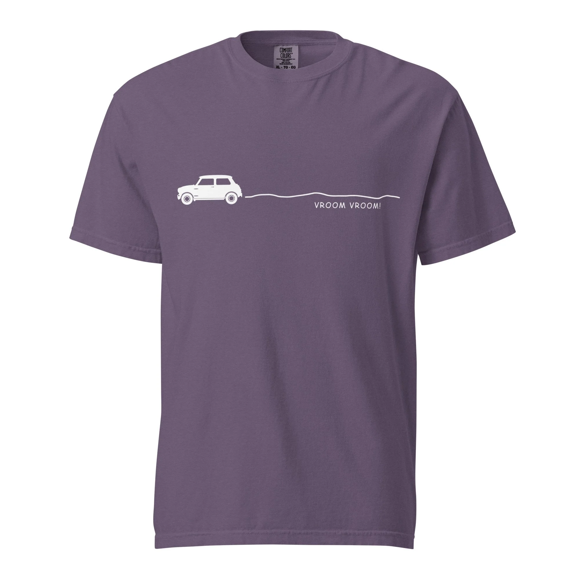 Vroom Car Minimalist Unisex Garment-dyed T-shirt
