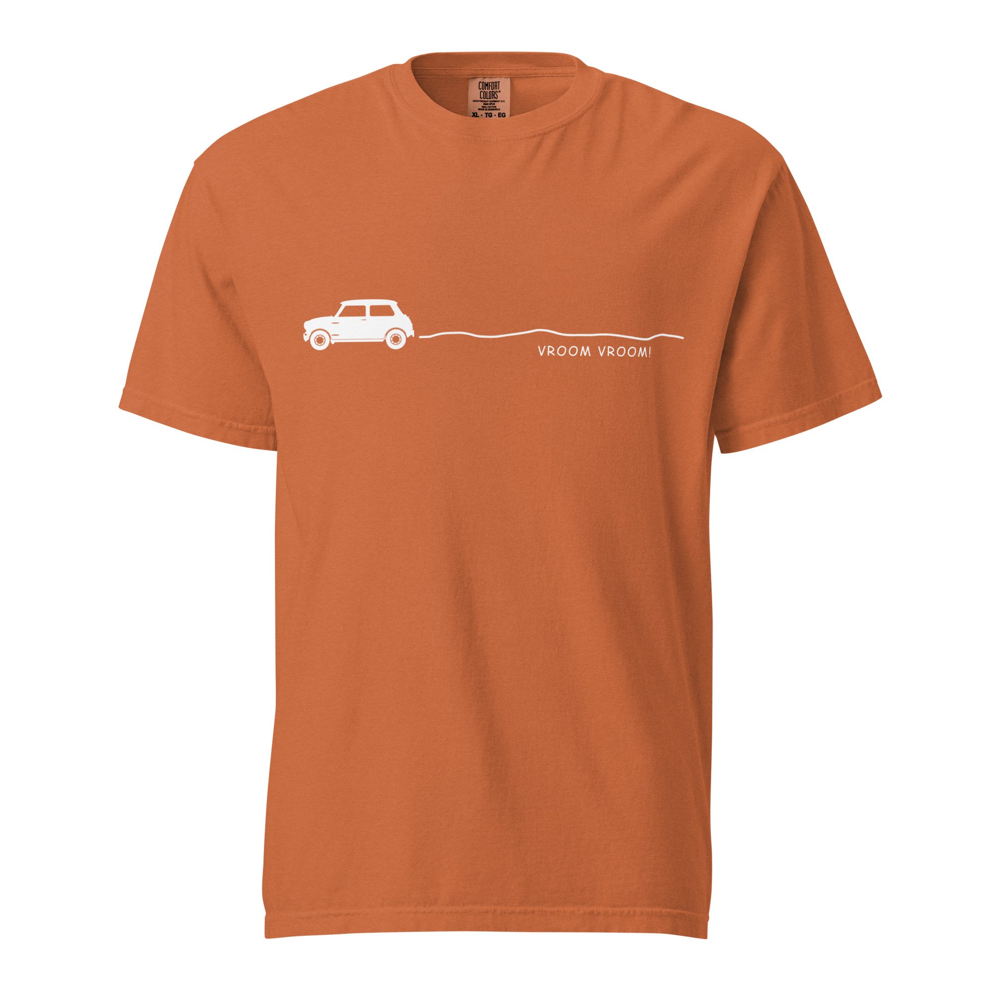 Vroom Car Minimalist Unisex Garment-dyed T-shirt