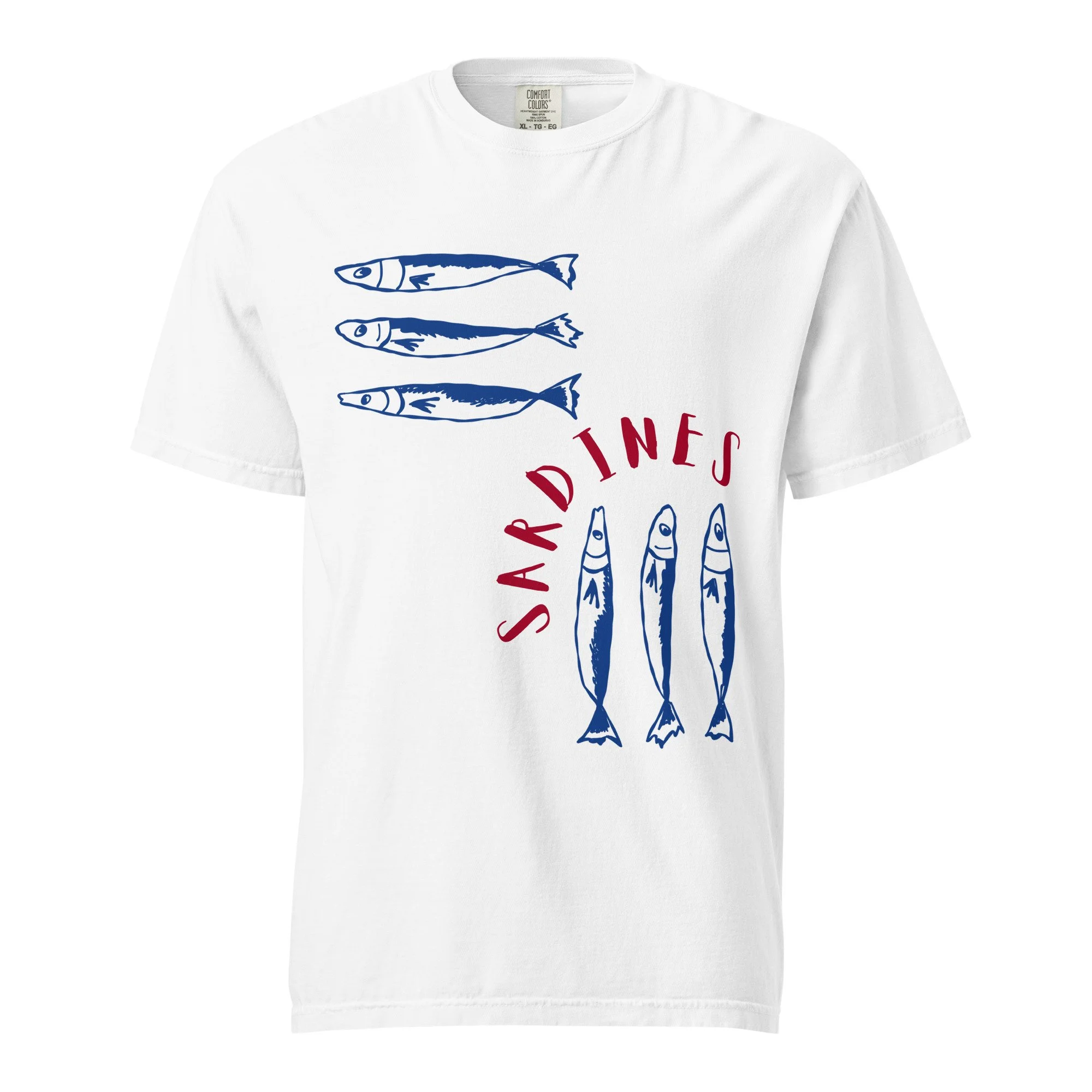 Sardines Unisex Garment-dyed comfort colors T-shirt