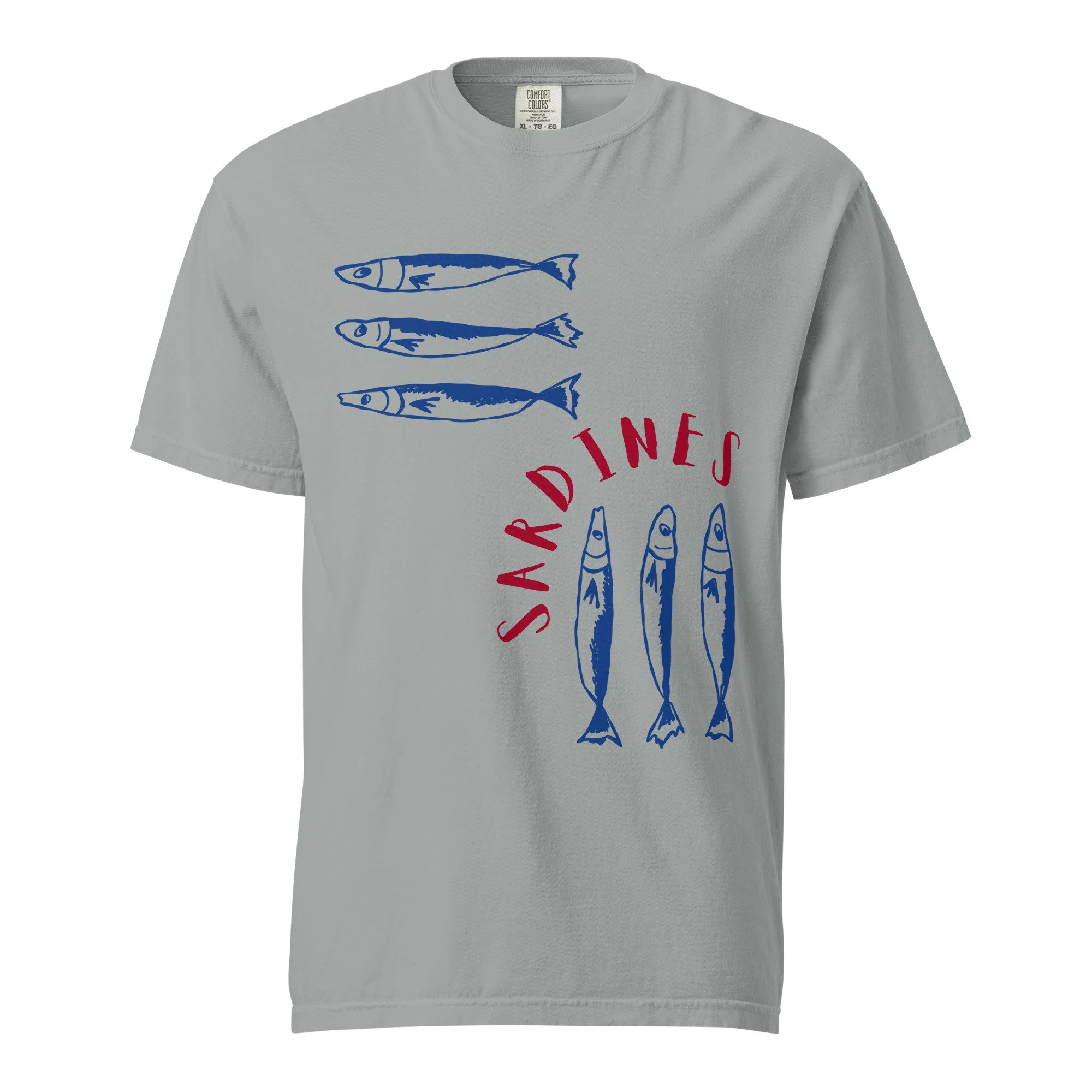 Sardines Unisex Garment-dyed comfort colors T-shirt