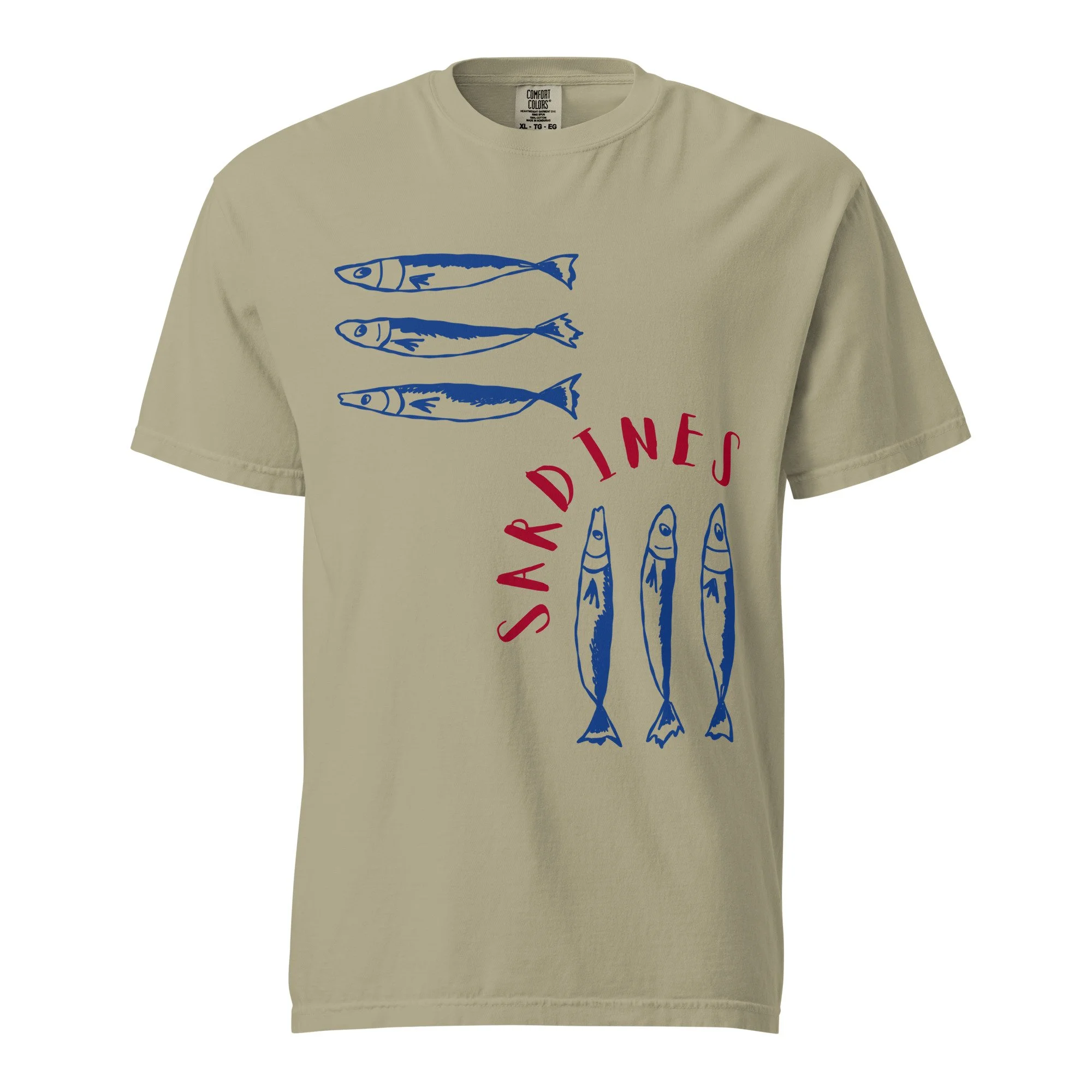 Sardines Unisex Garment-dyed comfort colors T-shirt