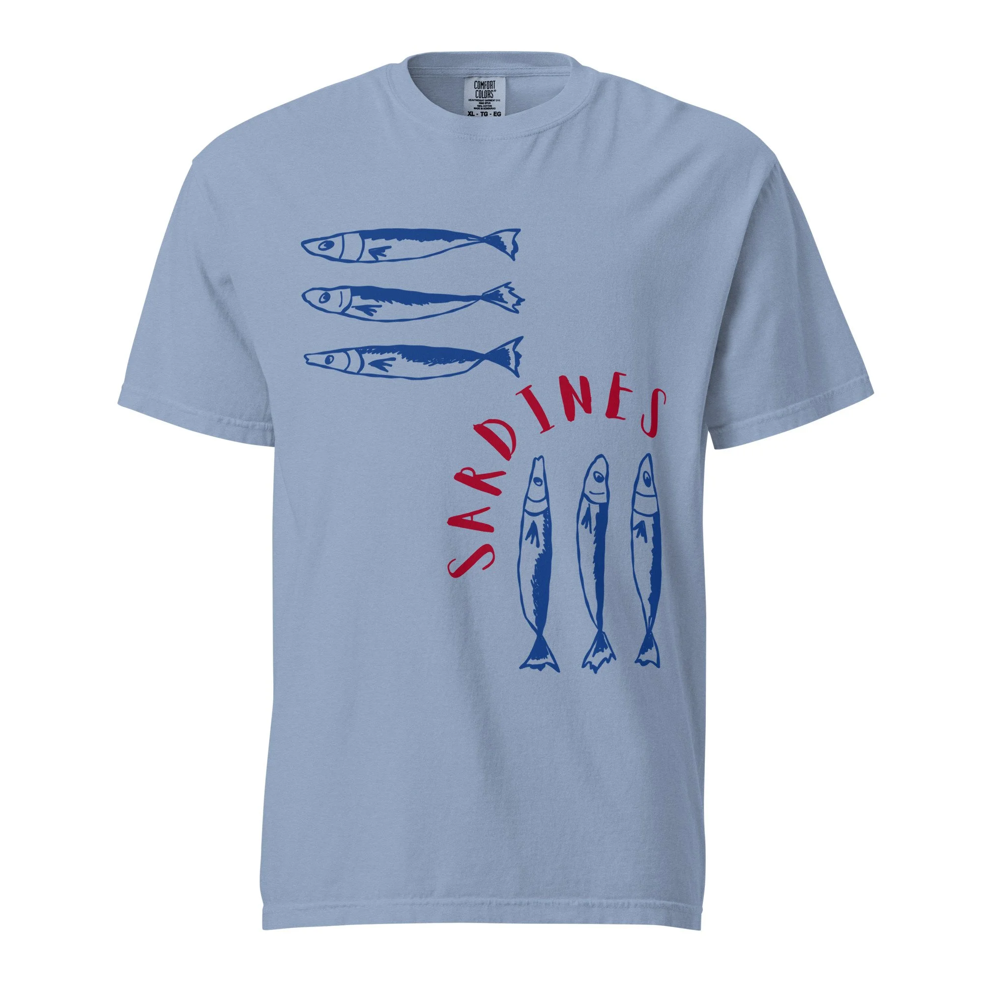 Sardines Unisex Garment-dyed comfort colors T-shirt