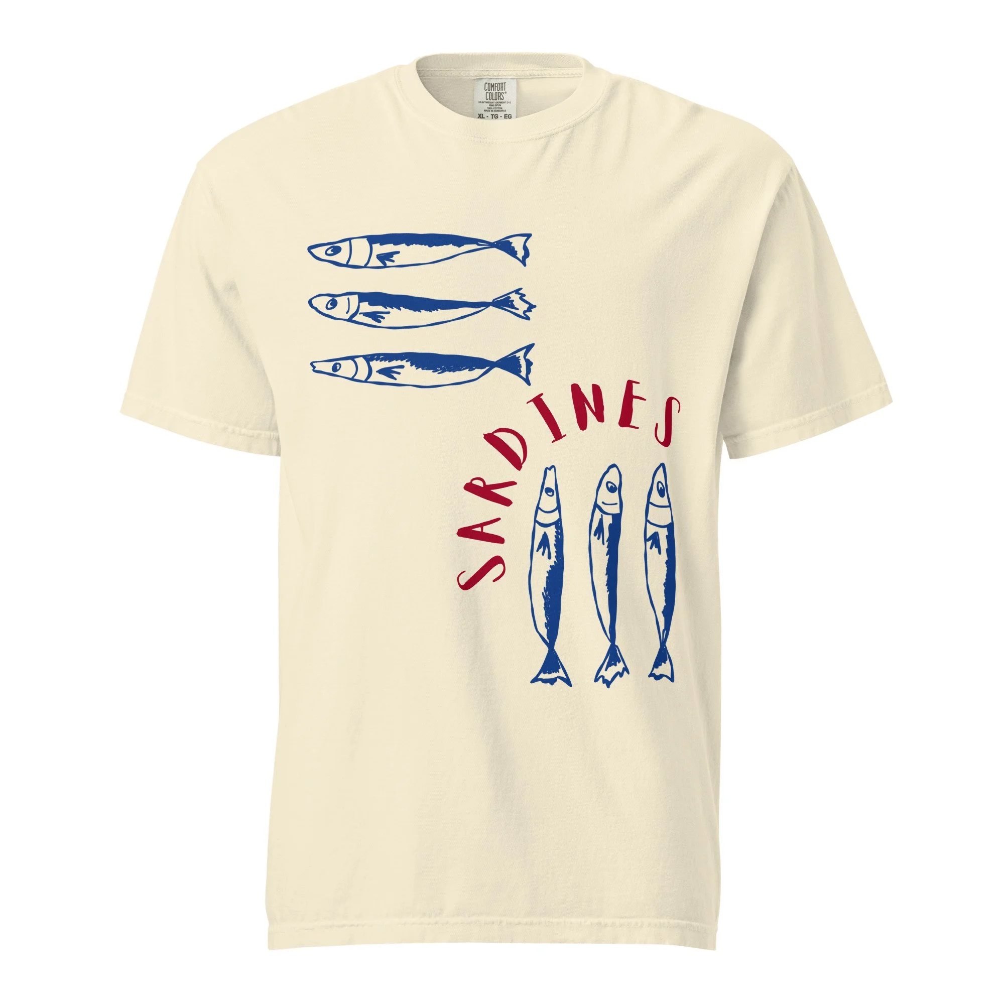 Sardines Unisex Garment-dyed comfort colors T-shirt