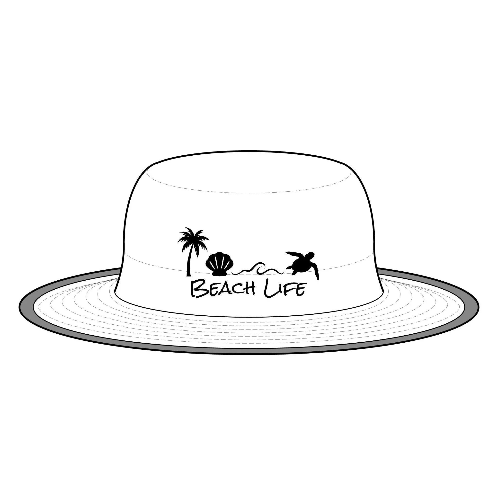 Beach Wide Brim Moisture-Wicking Sun Hat