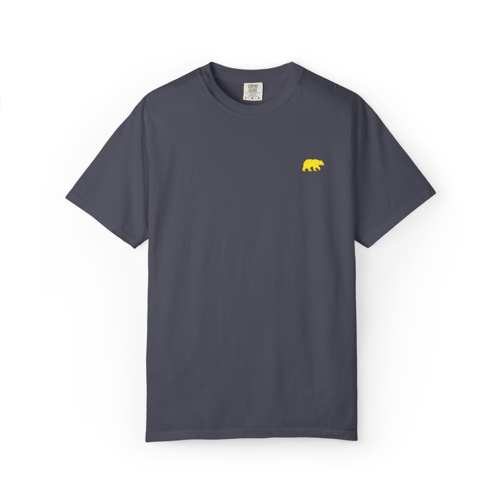 Embroidered Yellow Bear Comfort Colors T-Shirt