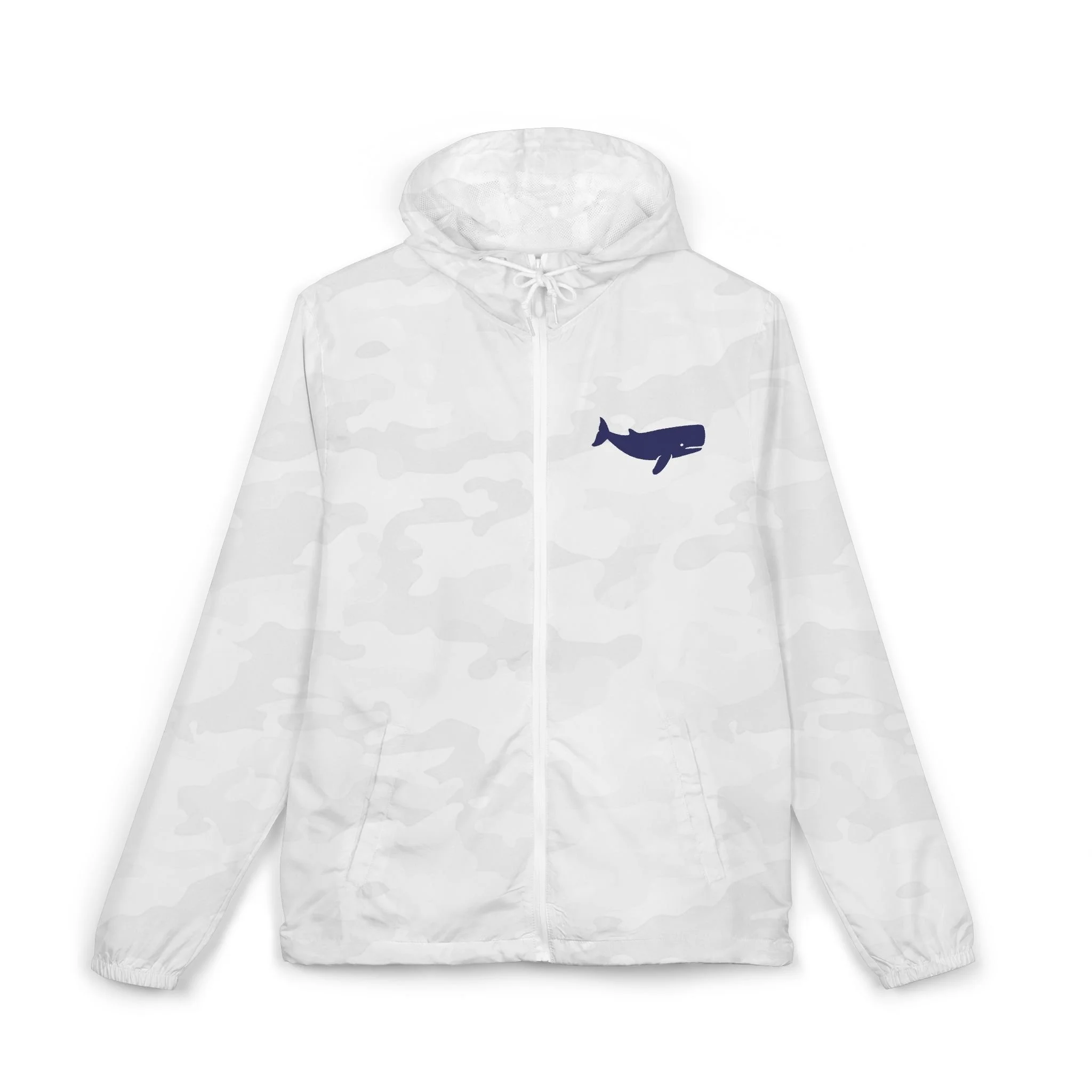 Whale Unisex Full-Zip Windbreaker Jacket