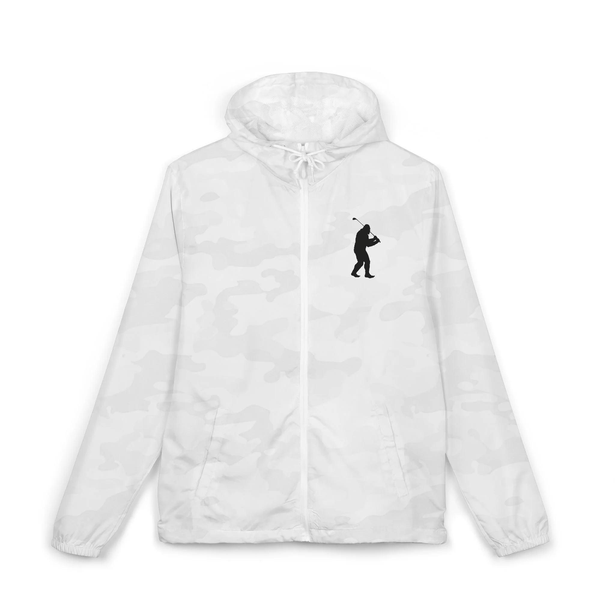 Bigfoot Golfer Unisex Full-Zip Windbreaker Jacket