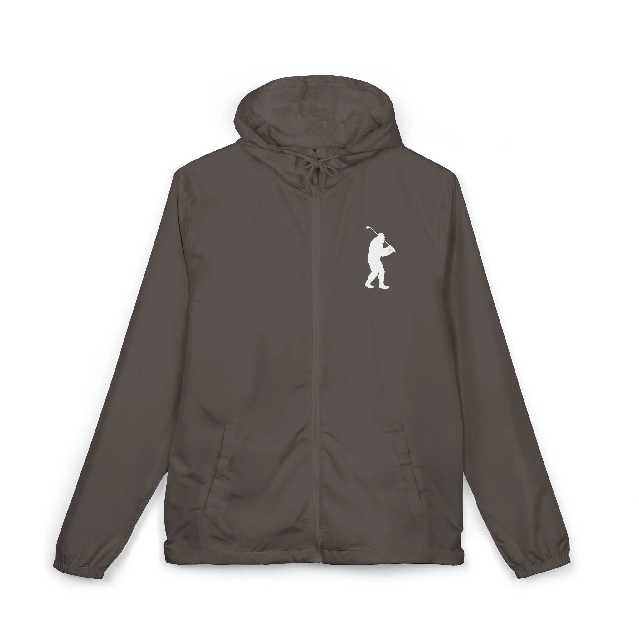 Bigfoot Golfer Unisex Full-Zip Windbreaker Jacket