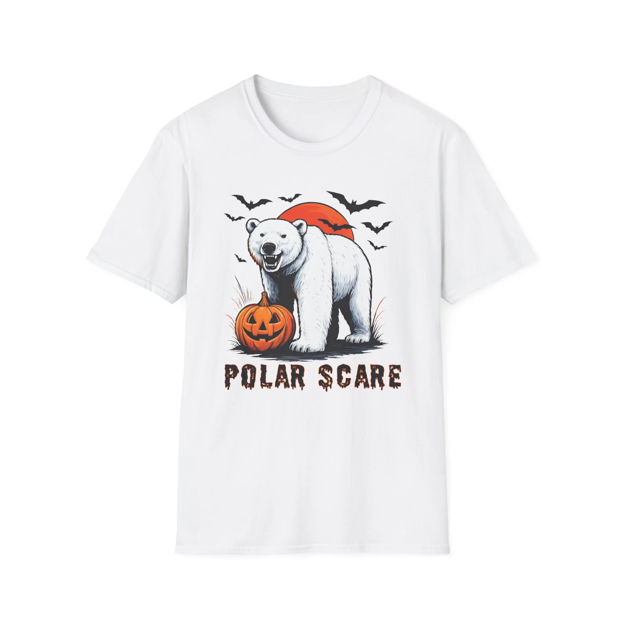 Halloween Polar Bear Graphic Tee
