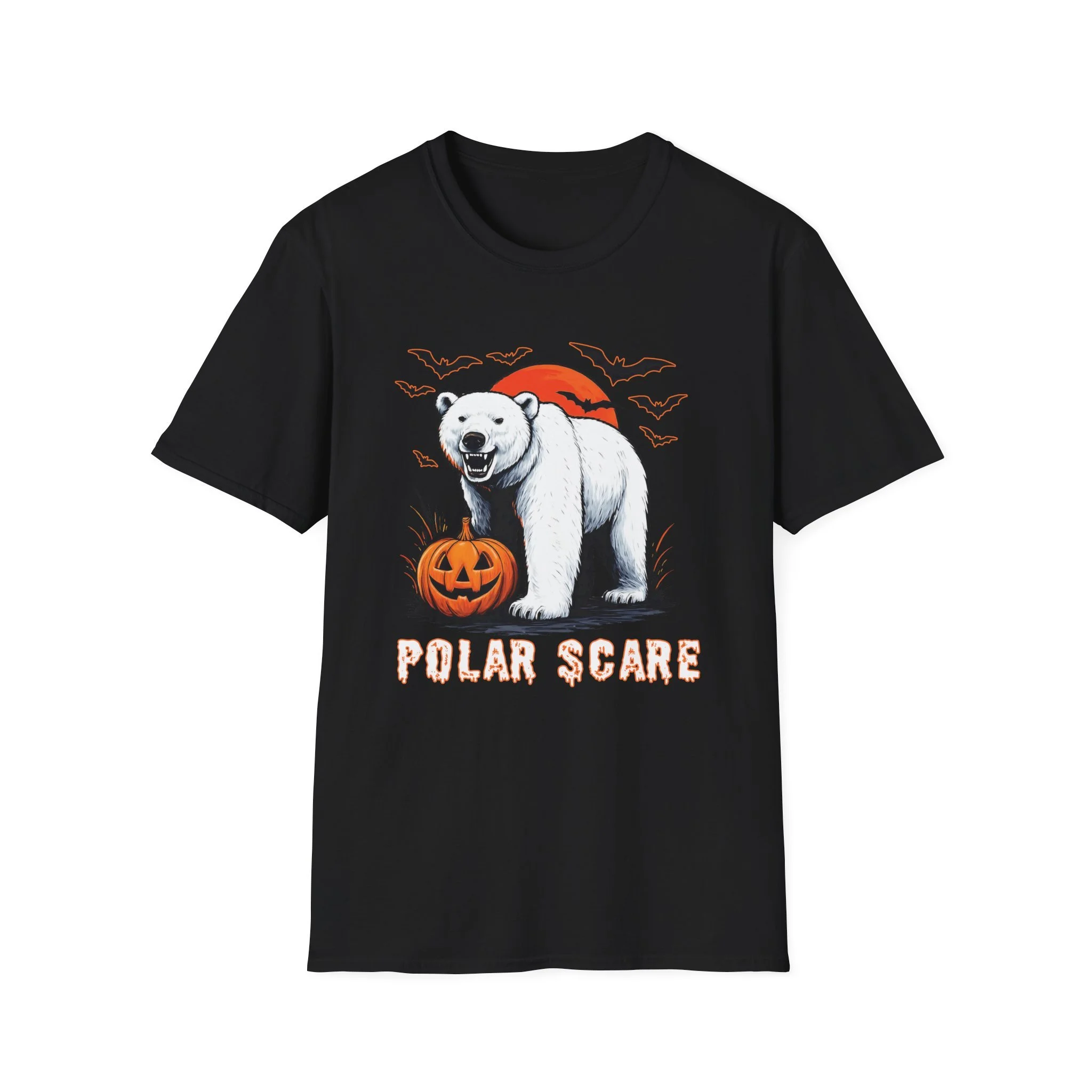 Halloween Polar Bear Graphic Tee