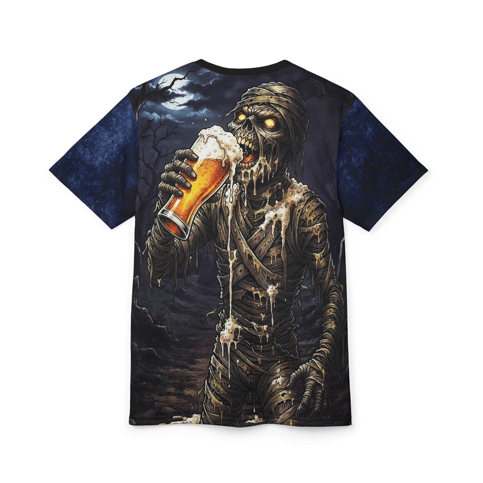 Mummy Beer Graphic All-Over Print Tee