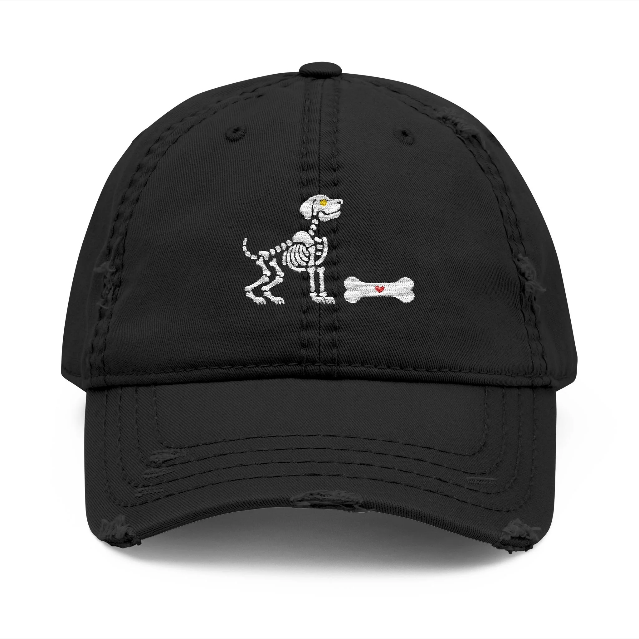 Embroidered Halloween Ghost Dog Hat