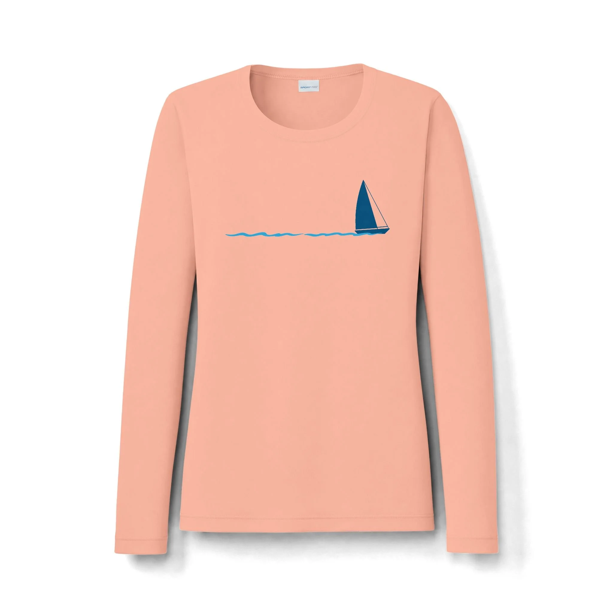 Women's Sailboat Long Sleeve UV Sun Shirt