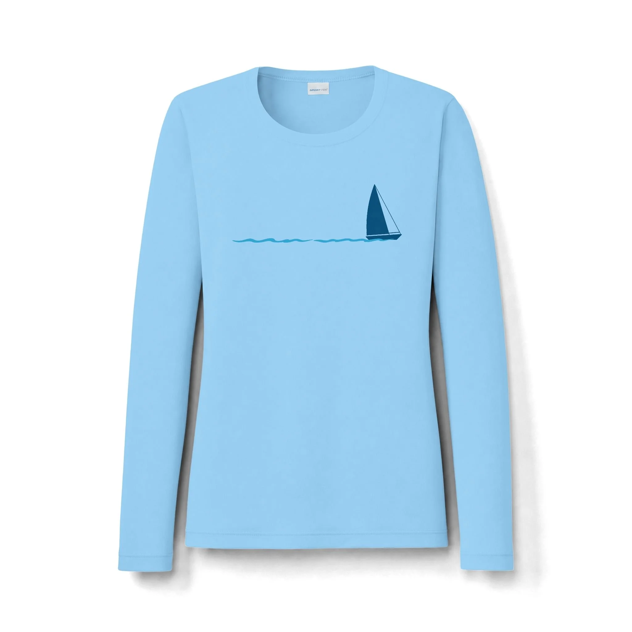 Women's Sailboat Long Sleeve UV Sun Shirt