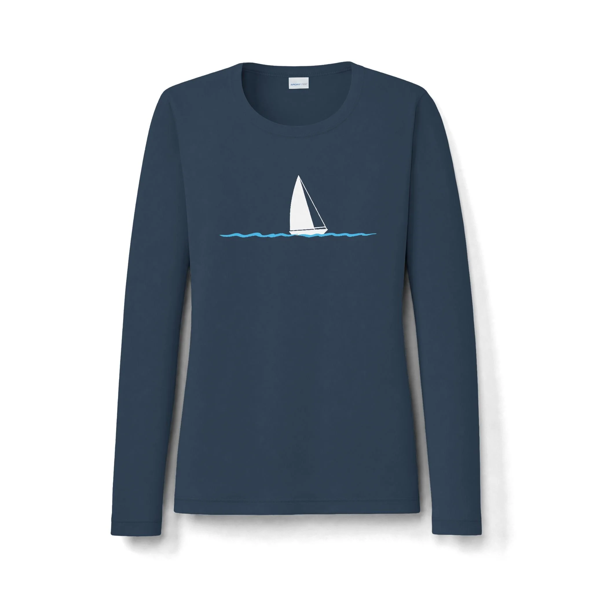 Women's Sailboat Long Sleeve UV Sun Shirt