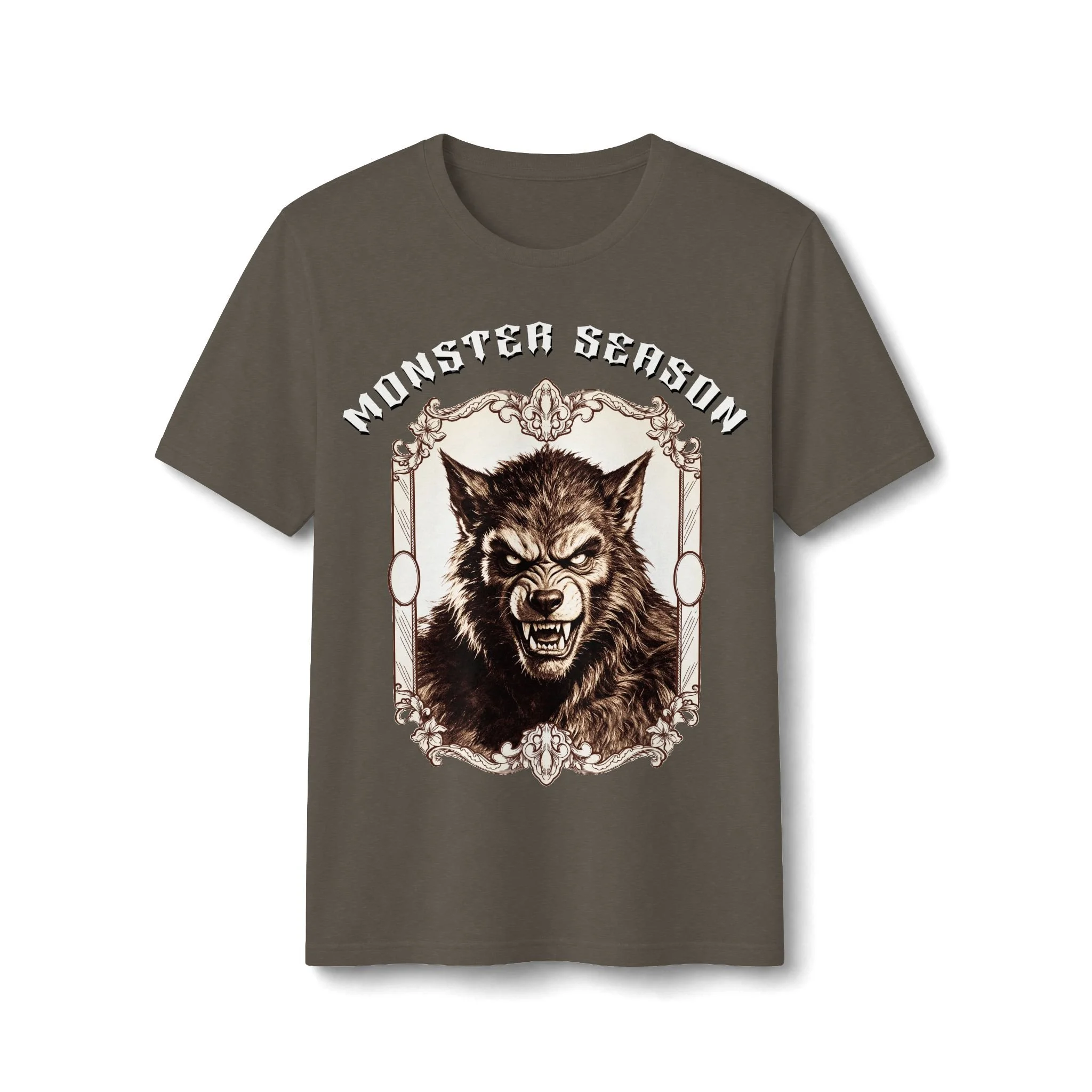 Vintage Werewolf Season Eco-friendly Tri-blend Tee