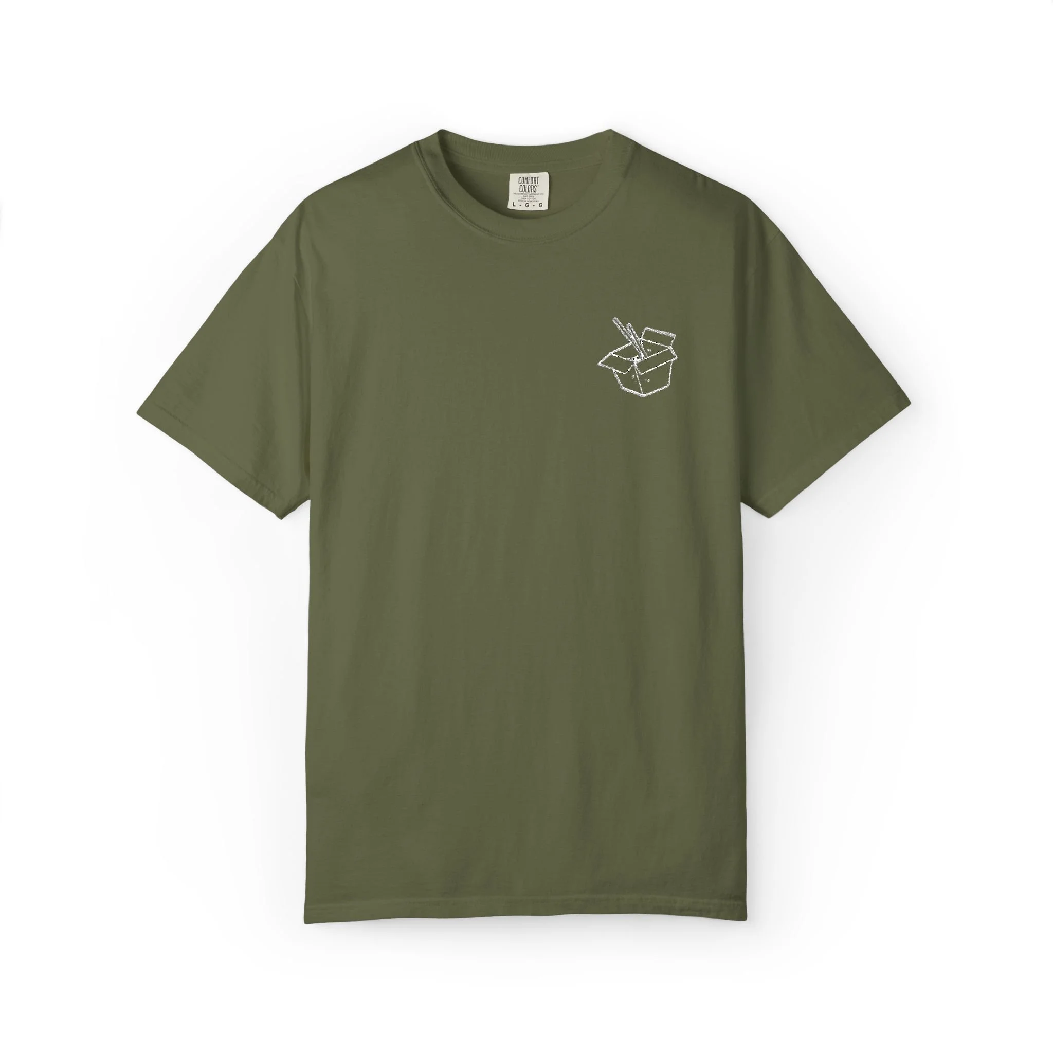 Embroidered Chinese Take-out Box T-Shirt