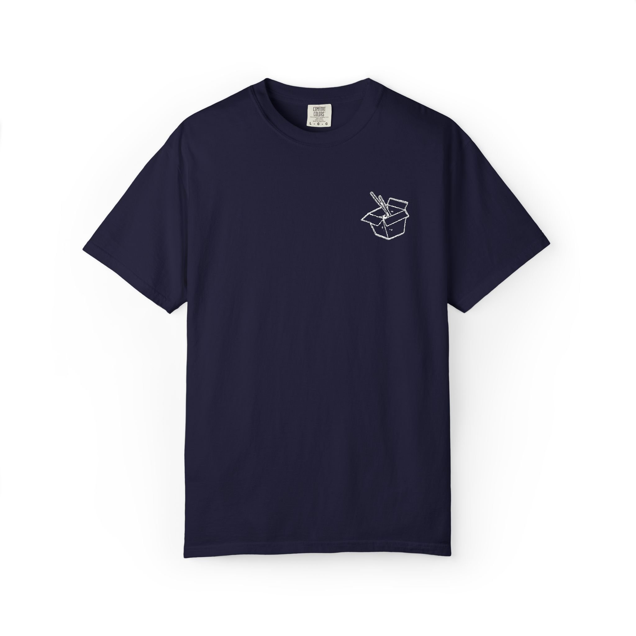 Embroidered Chinese Take-out Box T-Shirt