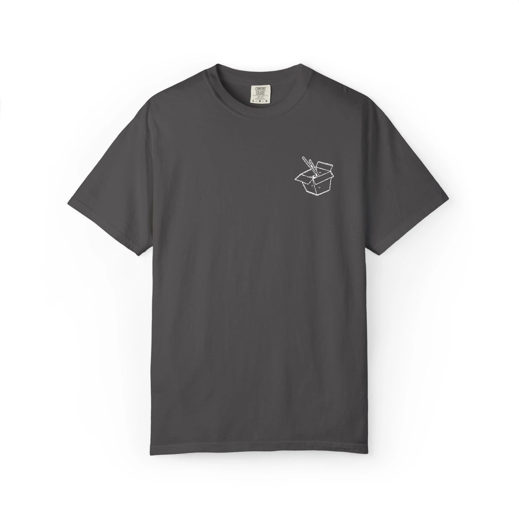 Embroidered Chinese Take-out Box T-Shirt