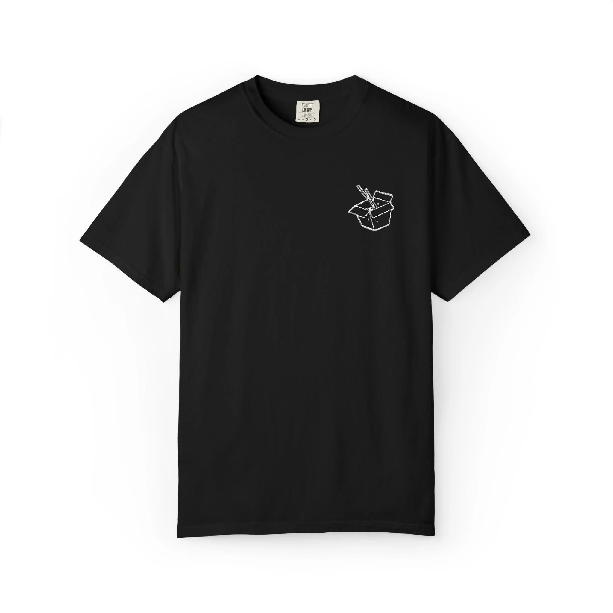 Embroidered Chinese Take-out Box T-Shirt
