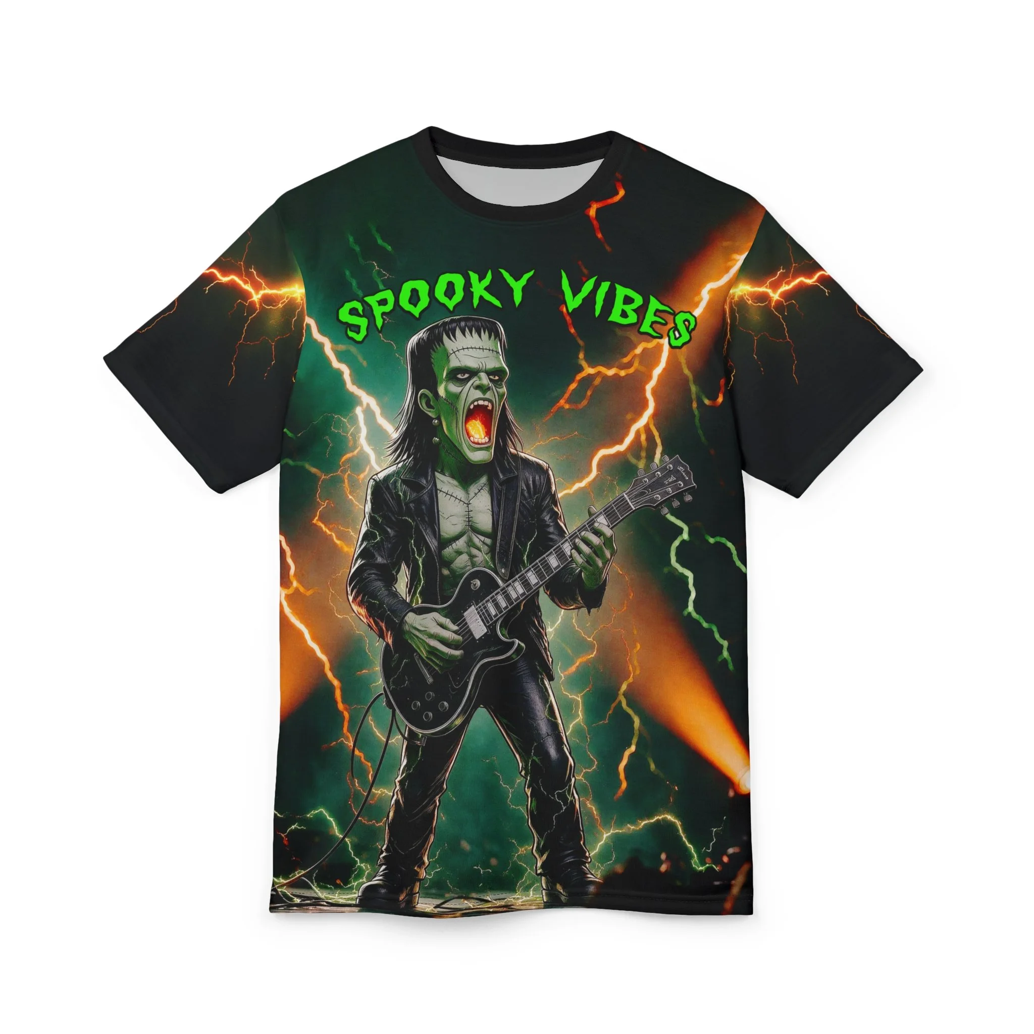 Rockstar Frankenstein All-Over Print Tee