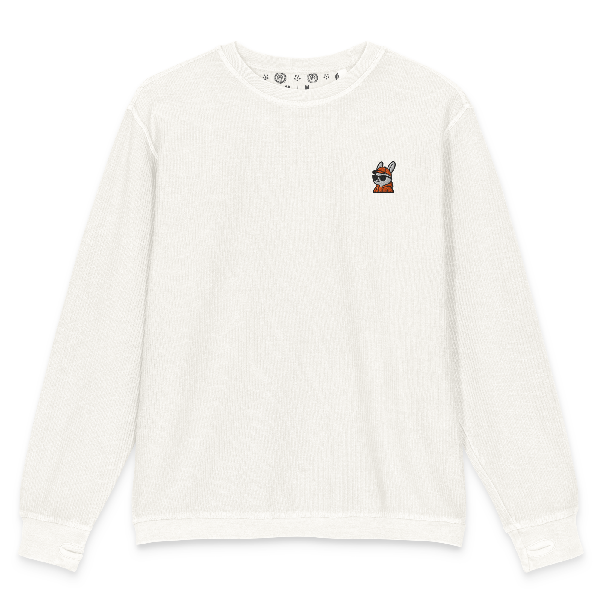 Orange Rabbit Comfy Cord Unisex Sweatshirt