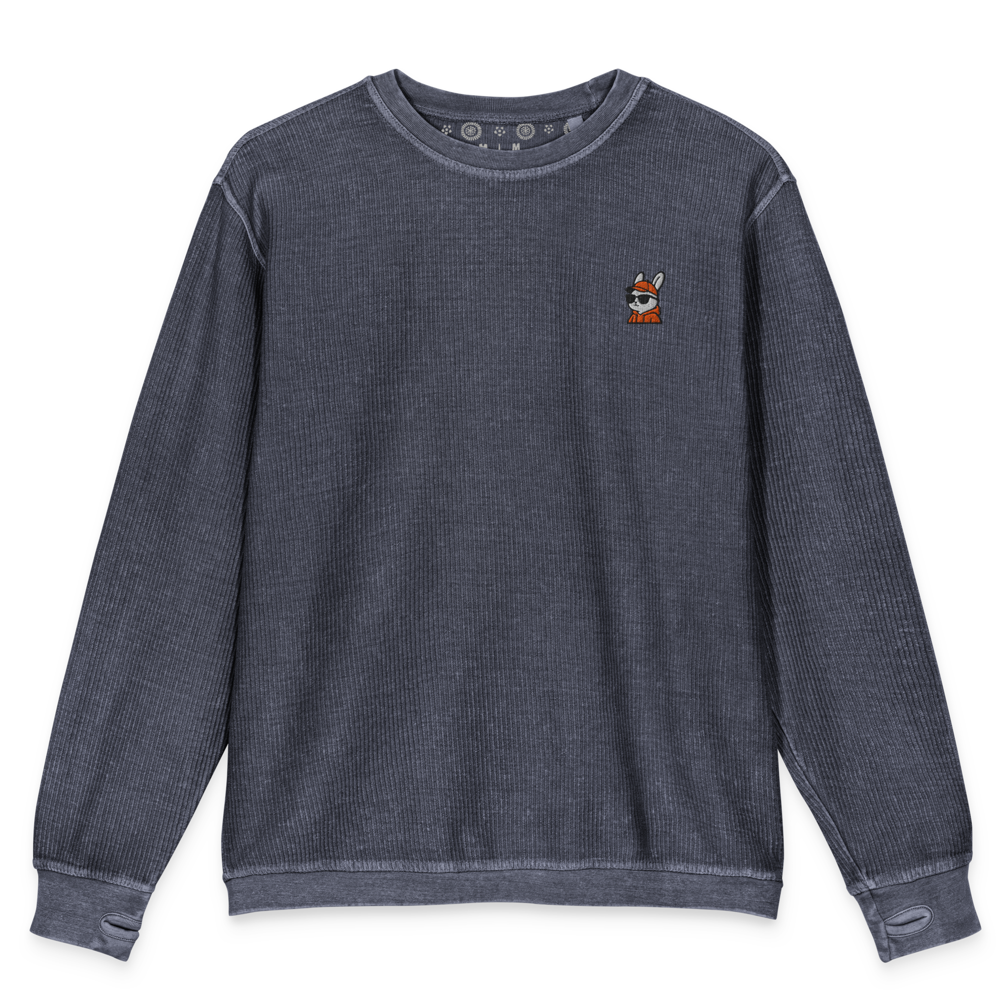 Orange Rabbit Comfy Cord Unisex Sweatshirt