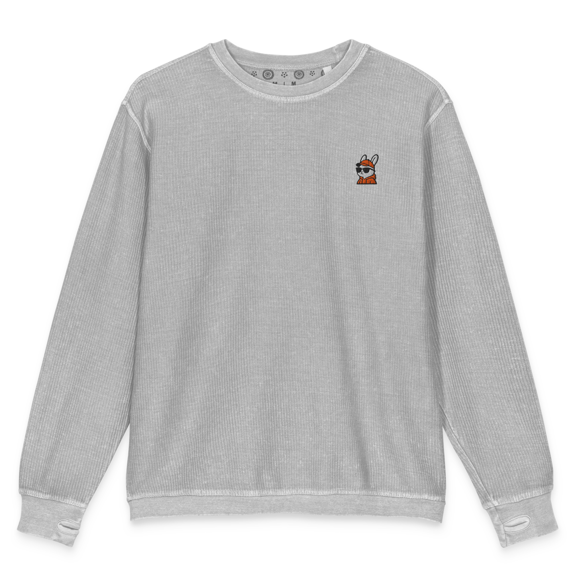 Orange Rabbit Comfy Cord Unisex Sweatshirt