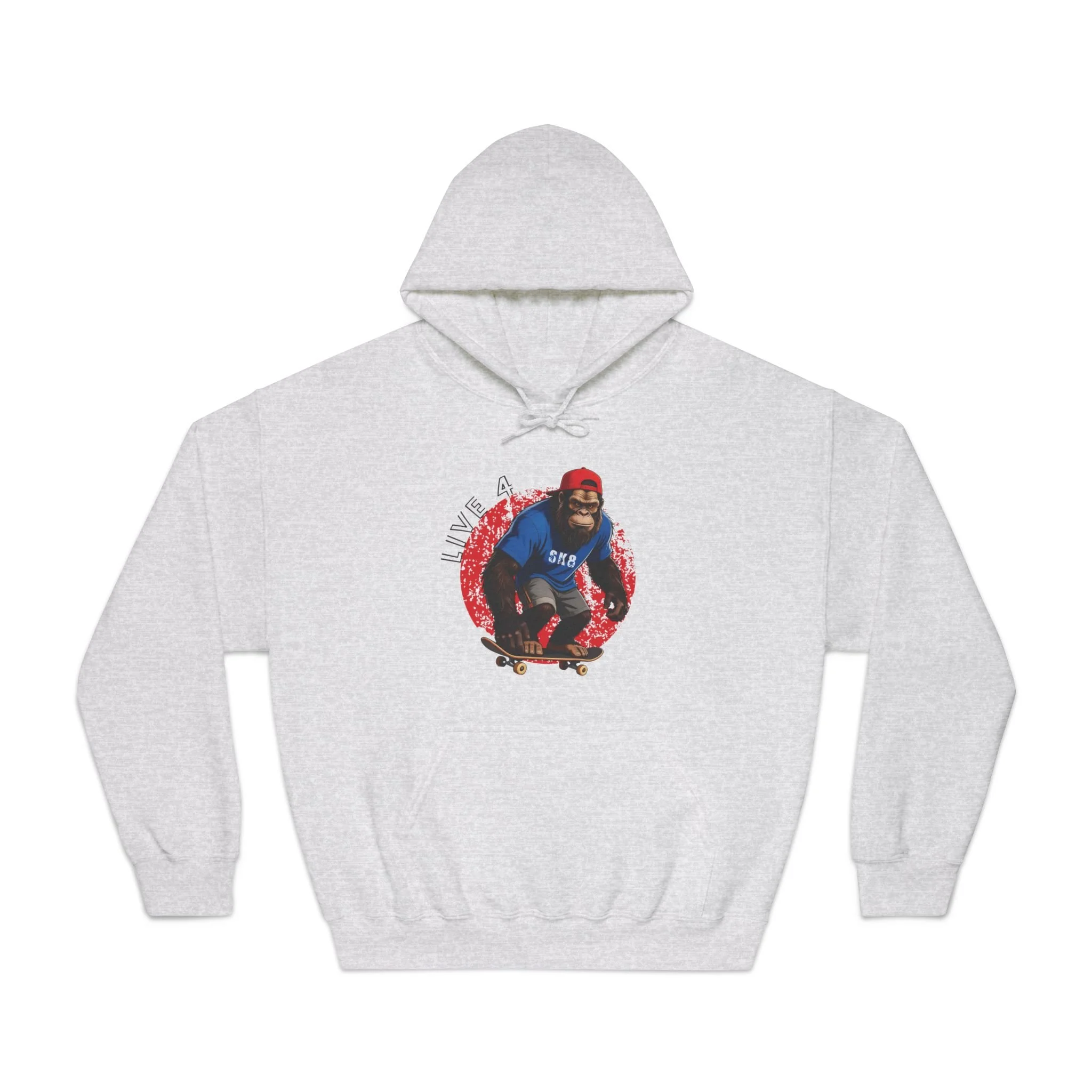 Sasquatch Skateboarder 4 Life Graphic Dryblend Hoodie