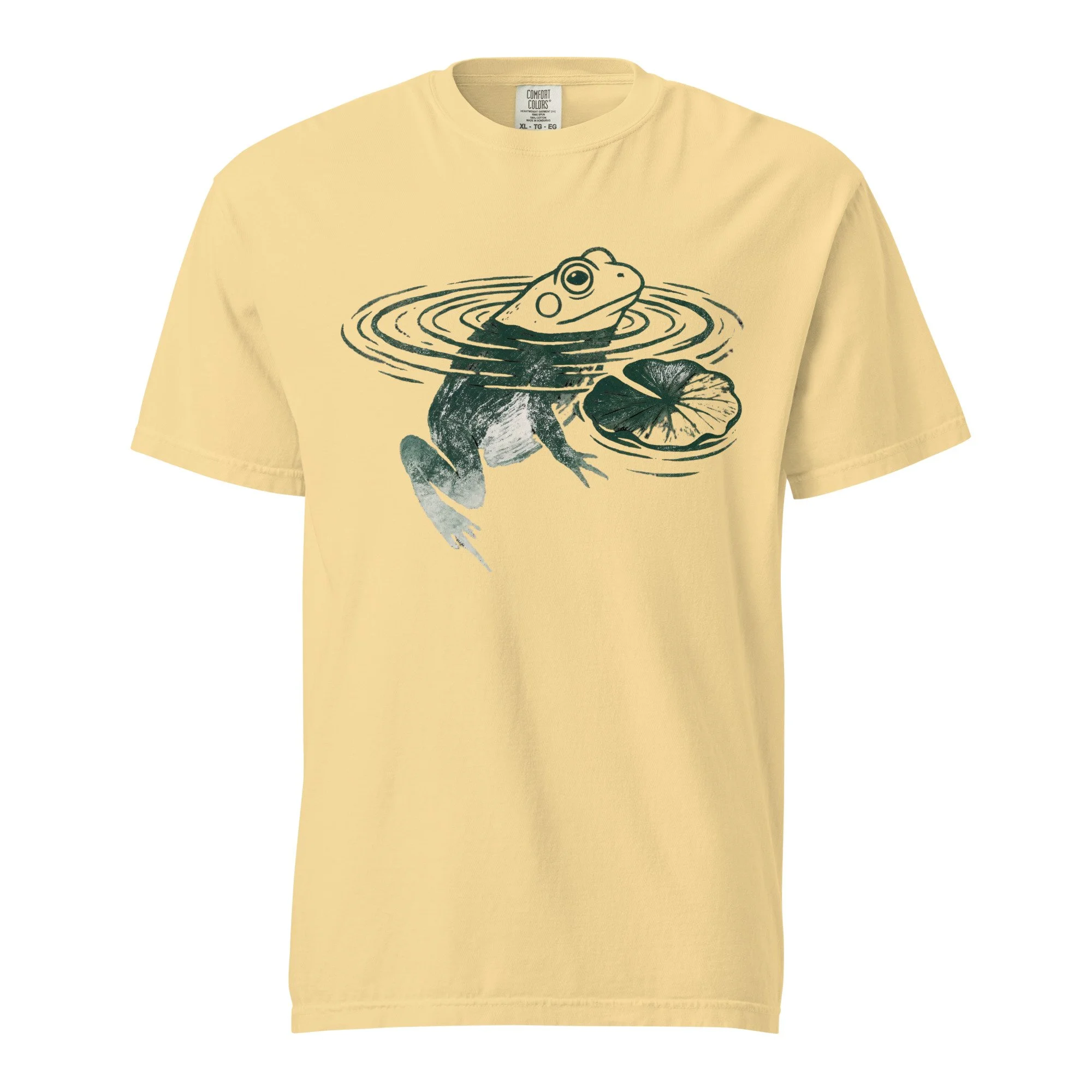Frog Lily Pad Print Unisex T-Shirt