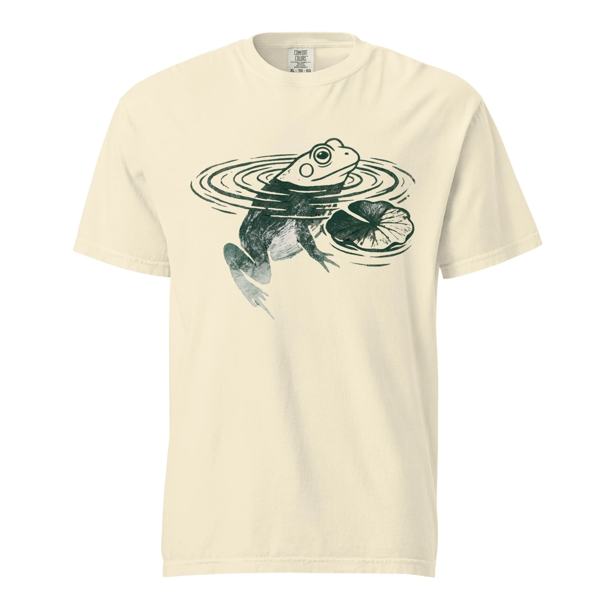 Frog Lily Pad Print Unisex T-Shirt