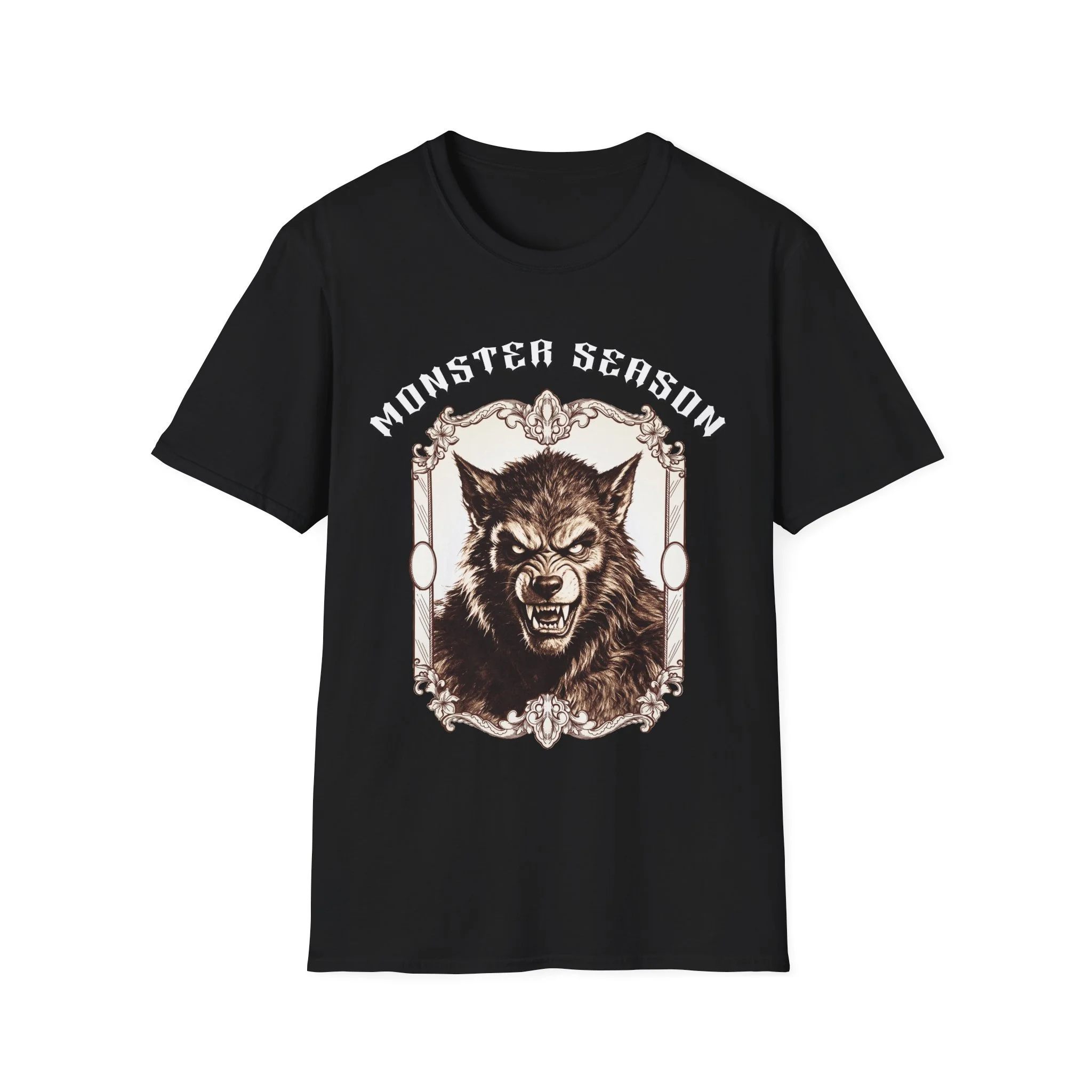 Vintage Werewolf Season Soft-style T‑Shirt
