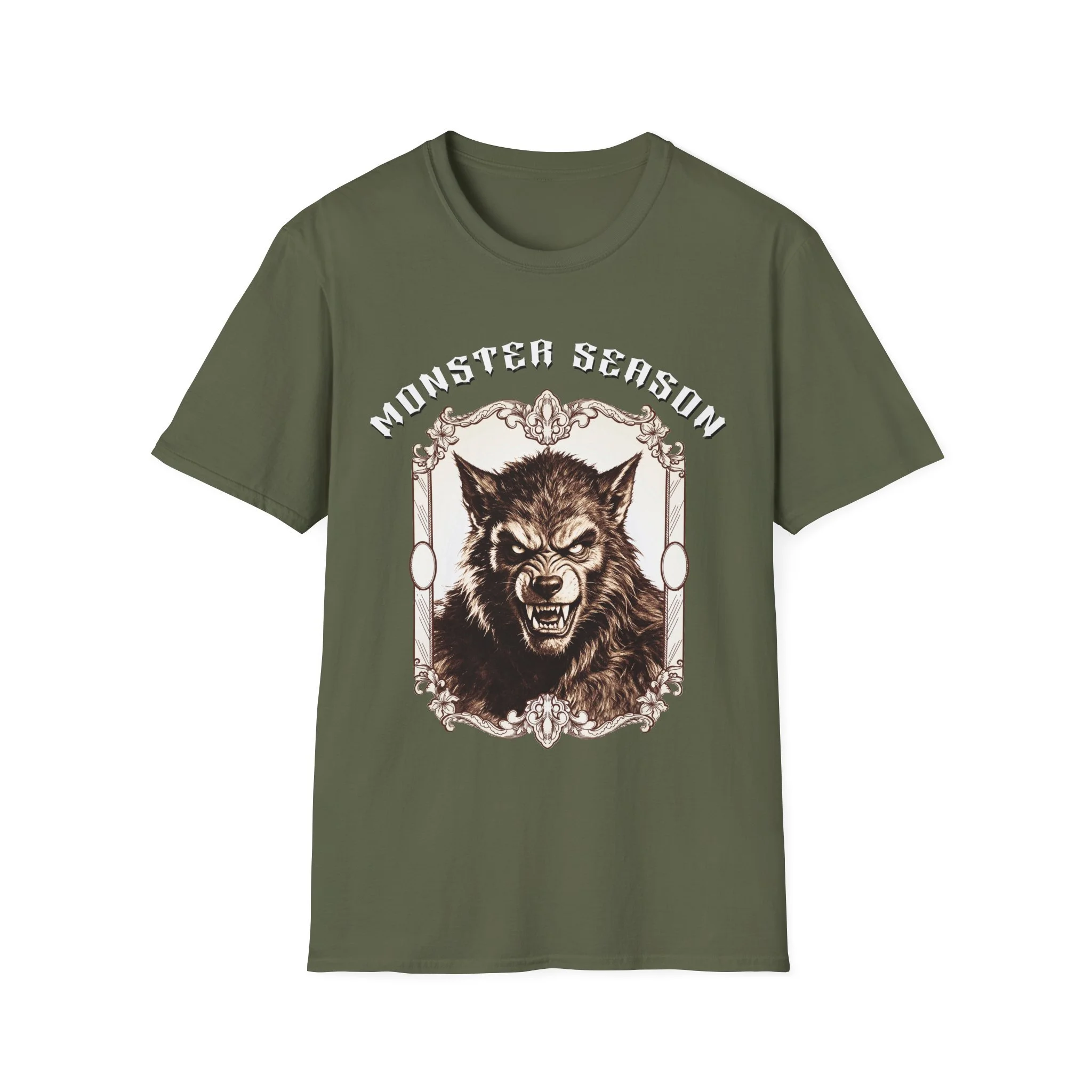 Vintage Werewolf Season Soft-style T‑Shirt