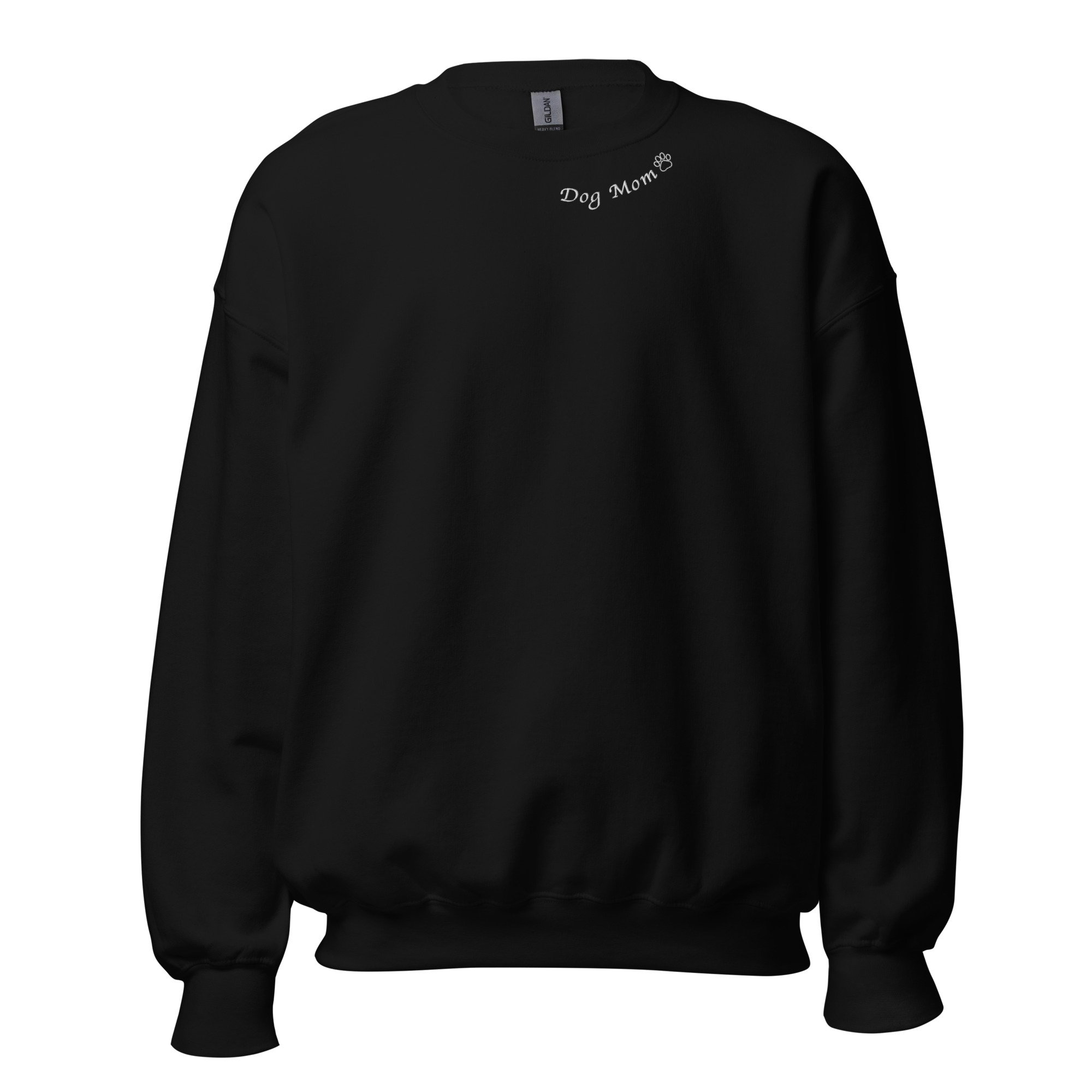 Embroidered Dog Mom Unisex Sweatshirt