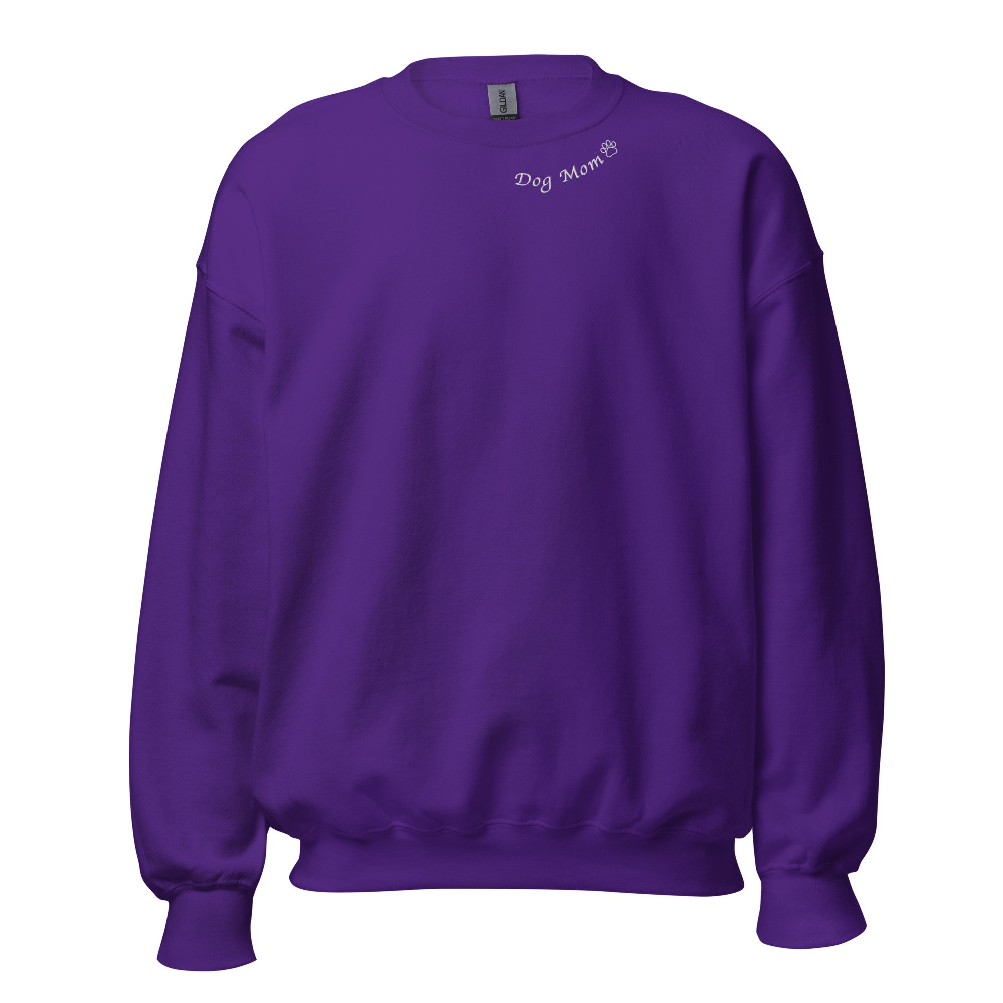 Embroidered Dog Mom Unisex Sweatshirt