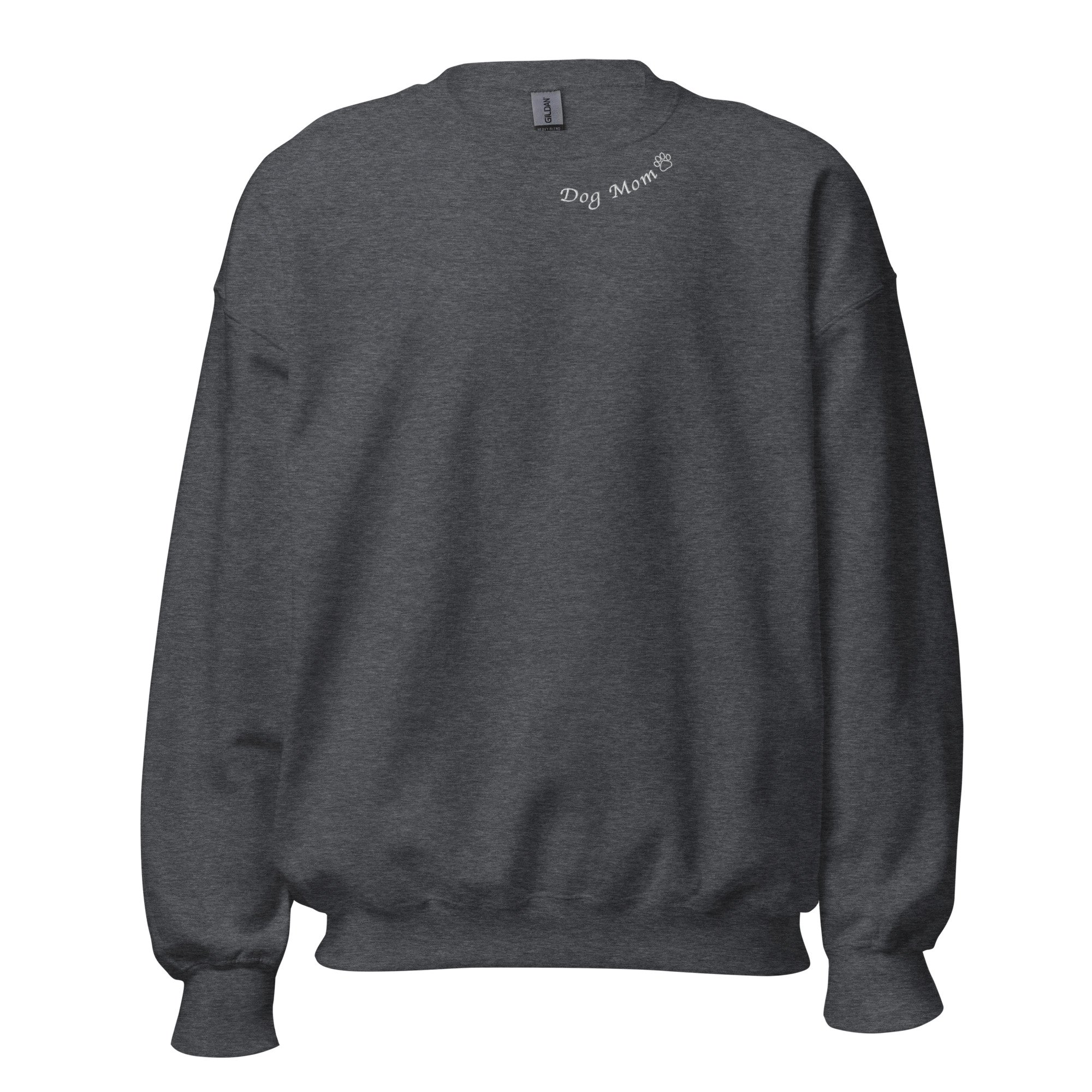 Embroidered Dog Mom Unisex Sweatshirt