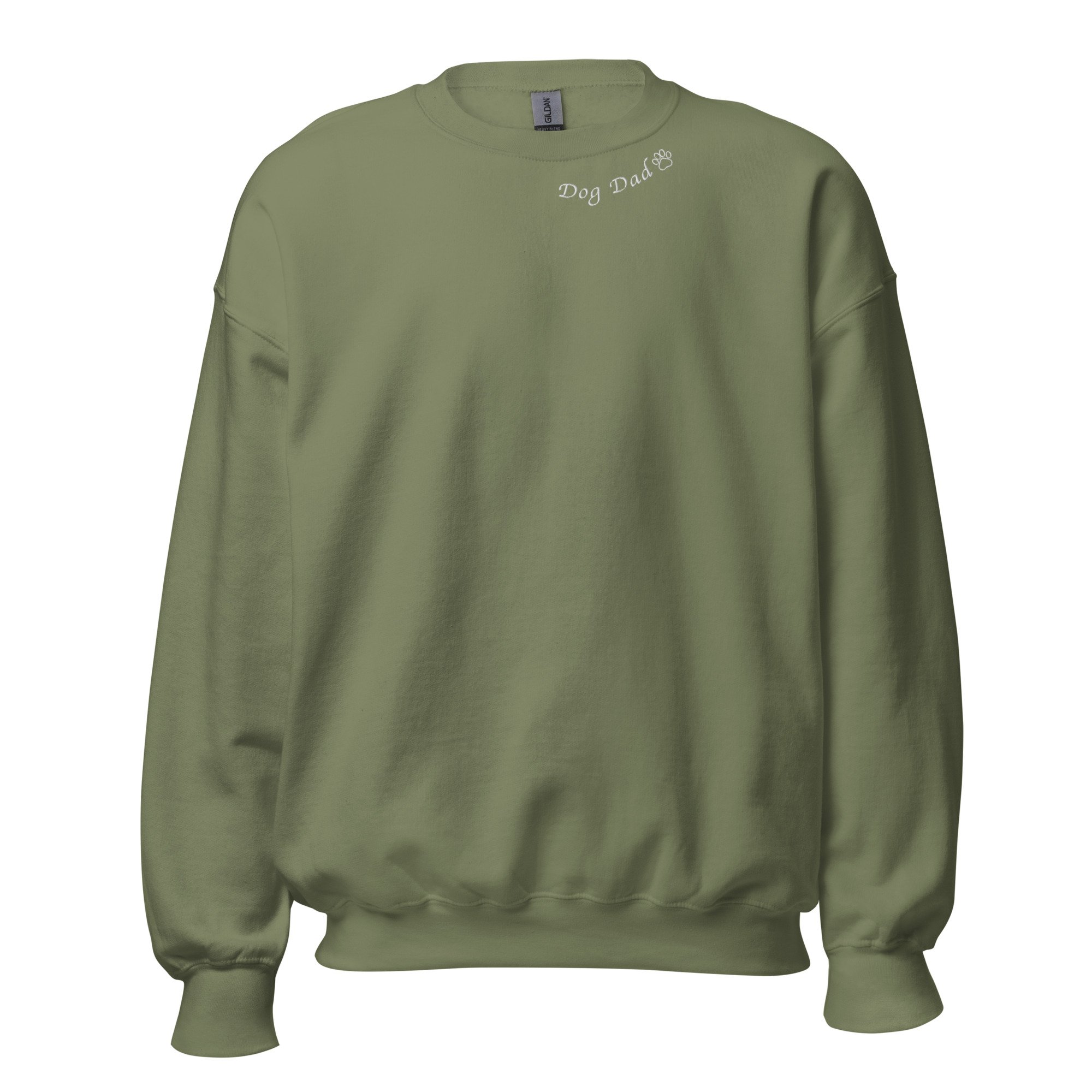 Embroidered Dog Dad Sweatshirt
