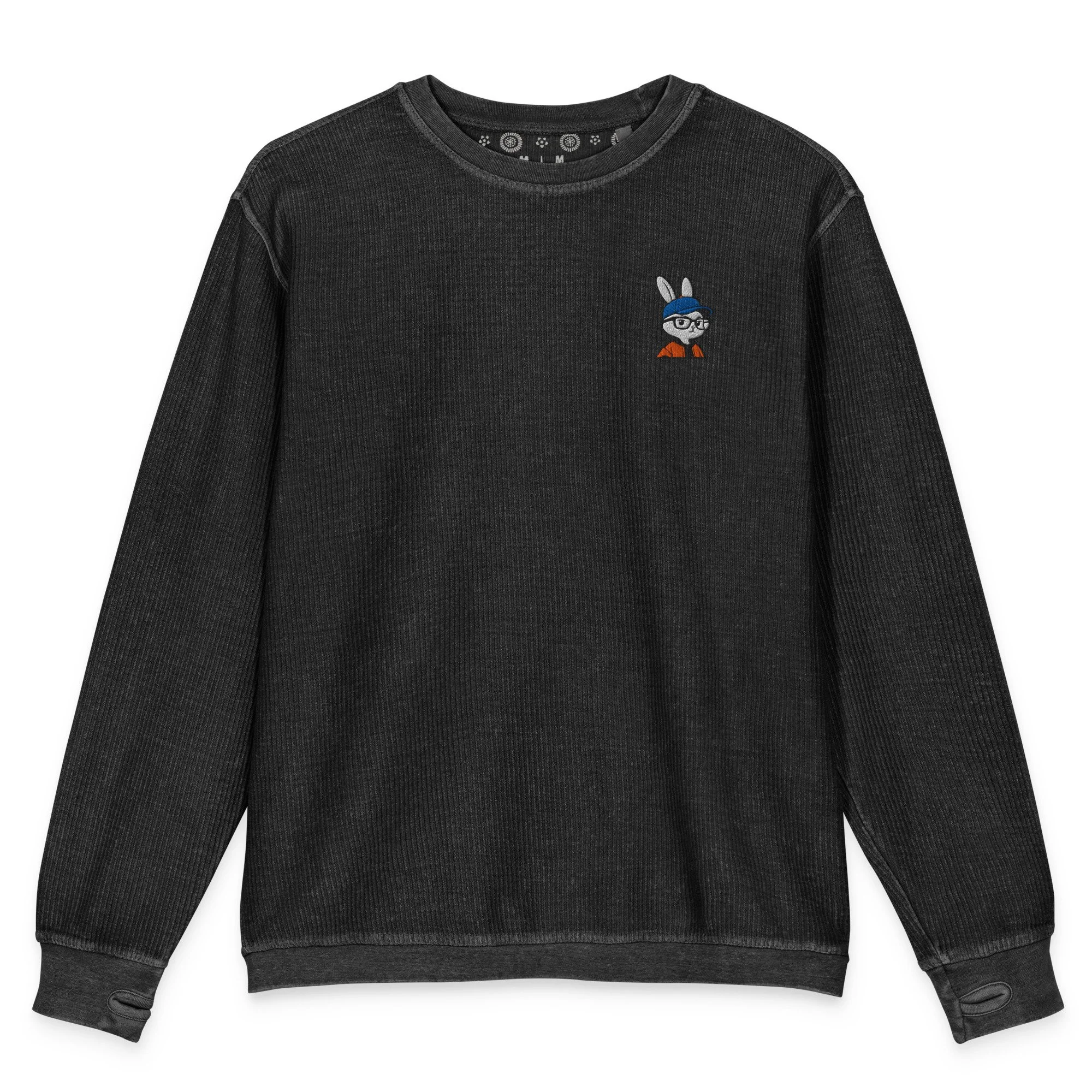 Orange Rabbit Comfy Cord Unisex Sweatshirt