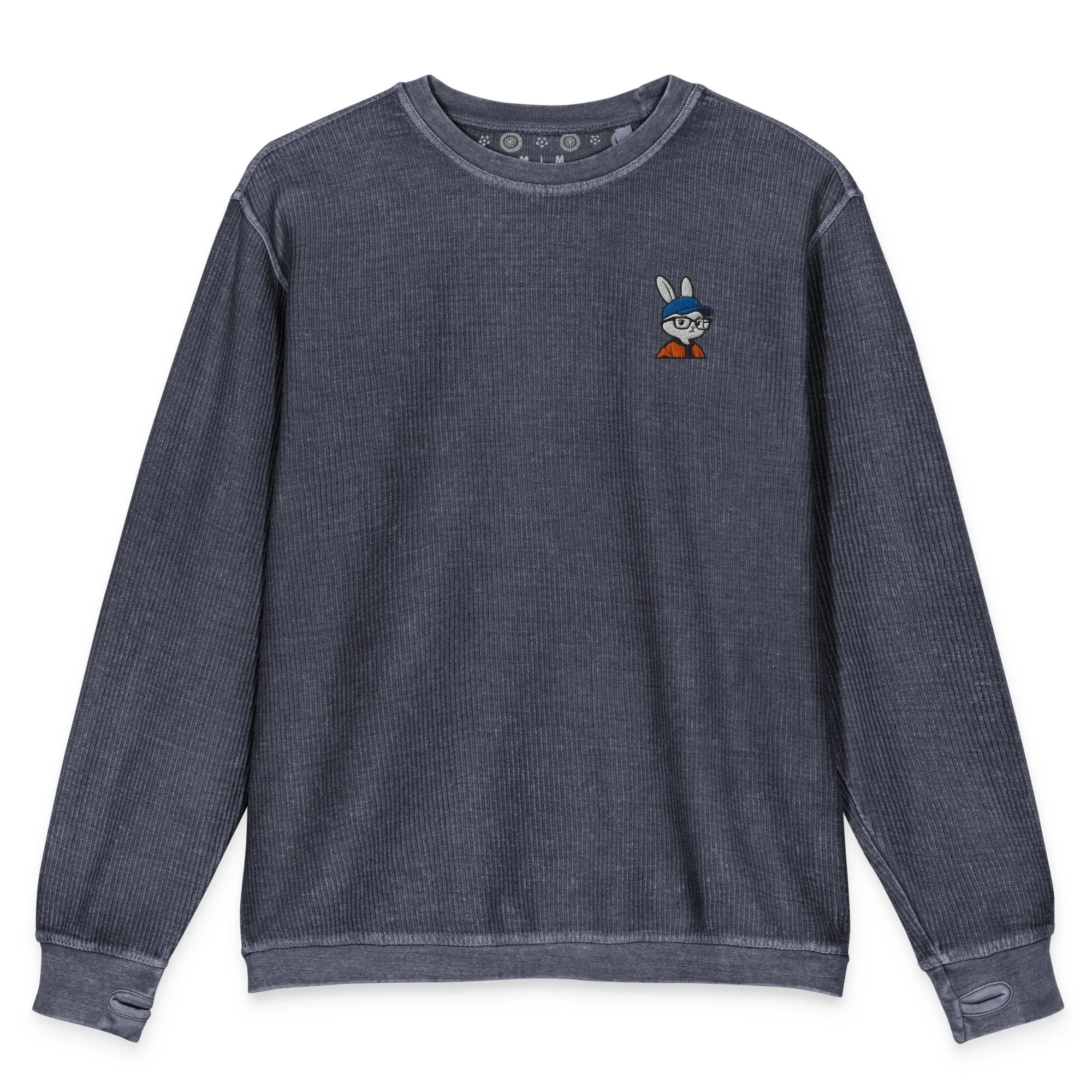 Orange Rabbit Comfy Cord Unisex Sweatshirt