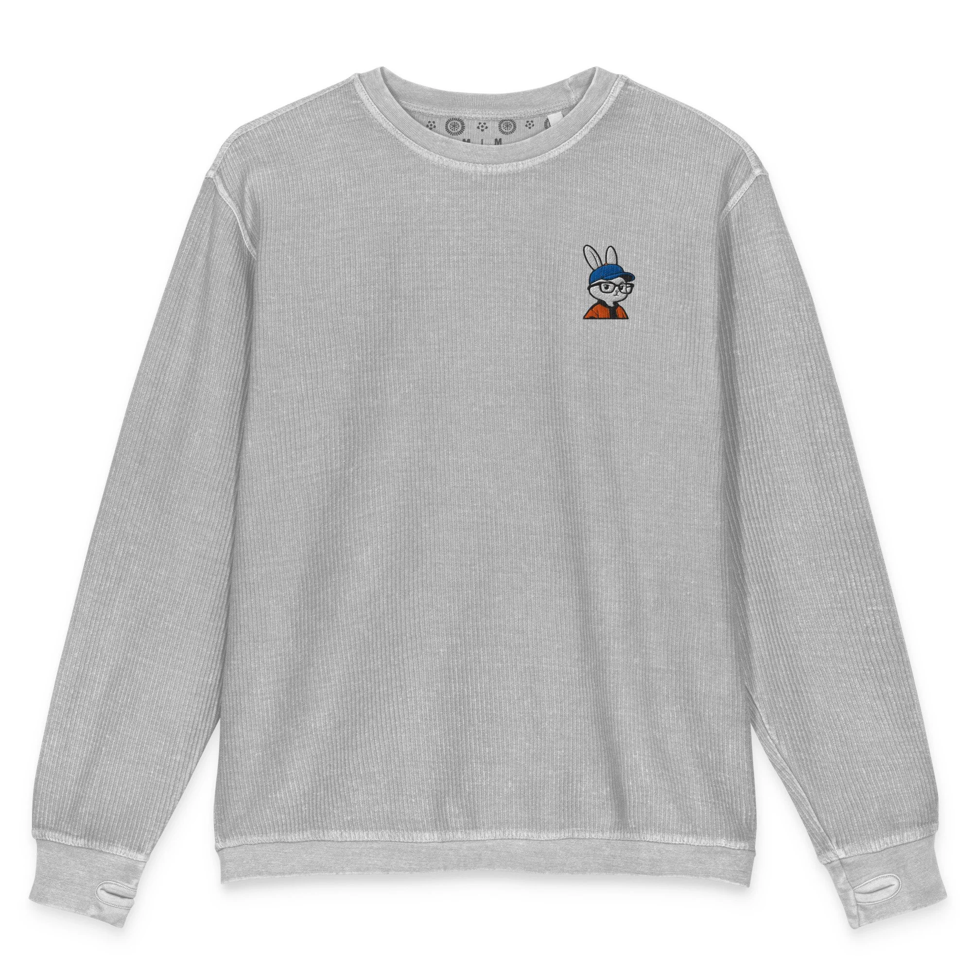 Orange Rabbit Comfy Cord Unisex Sweatshirt