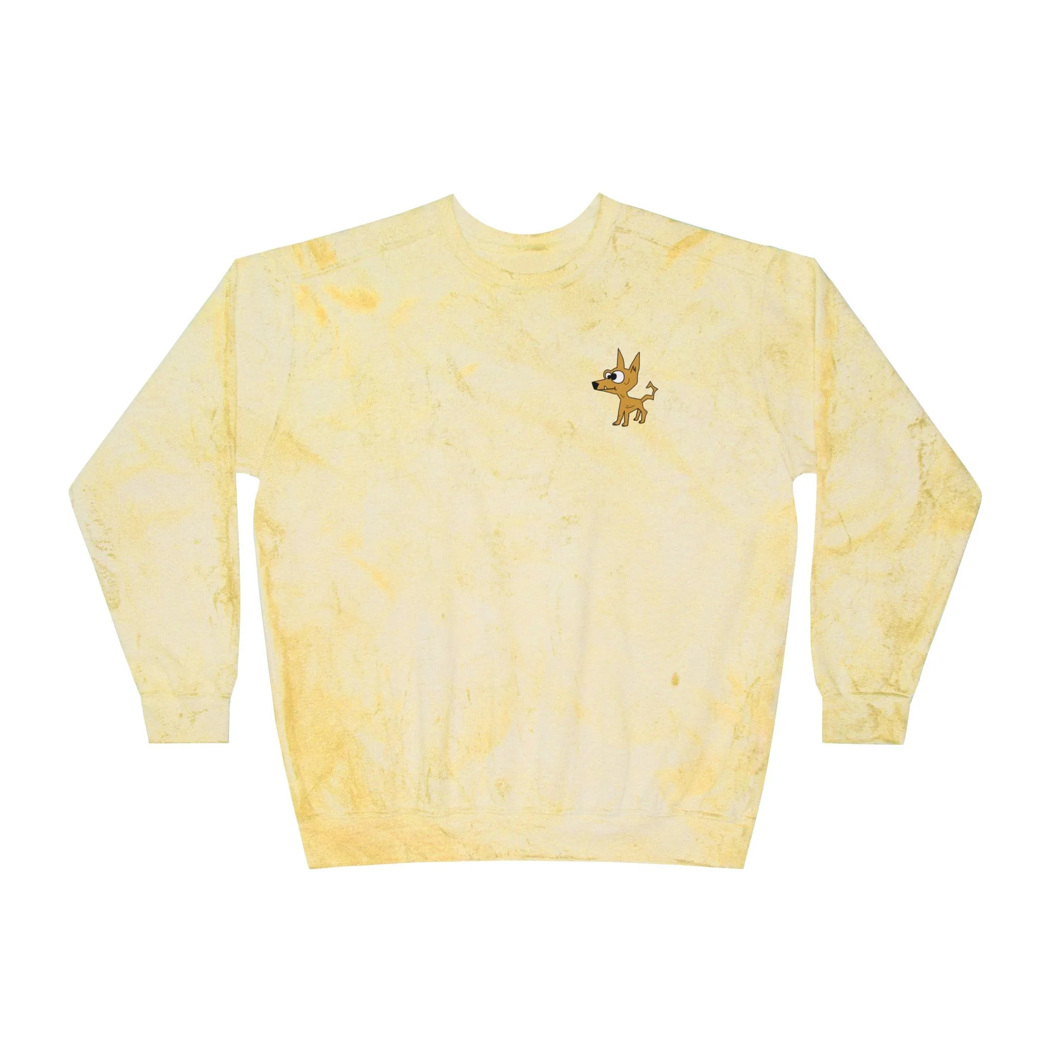Arlo the Dog Unisex Color Blast Crewneck Sweatshirt